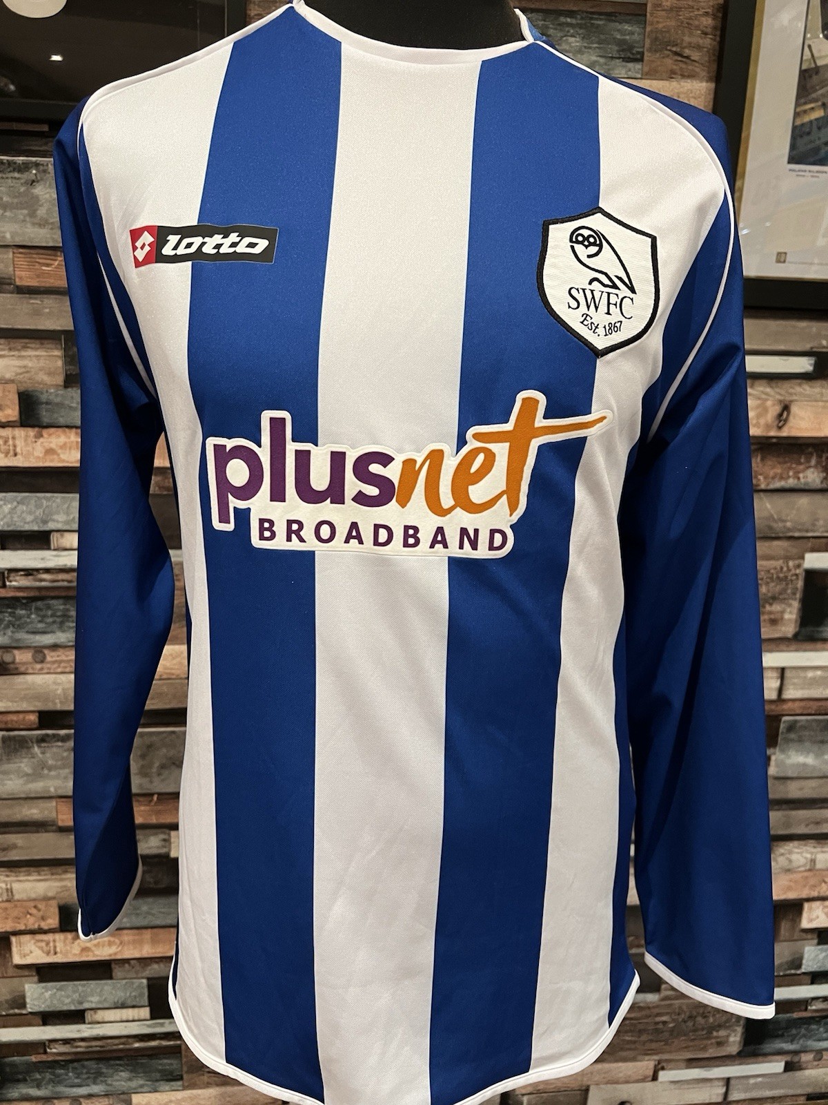 Sheffield Wednesday2007/2008 Home Shirt - Long Sleeve - Small - Tudgay for sale on Ebay