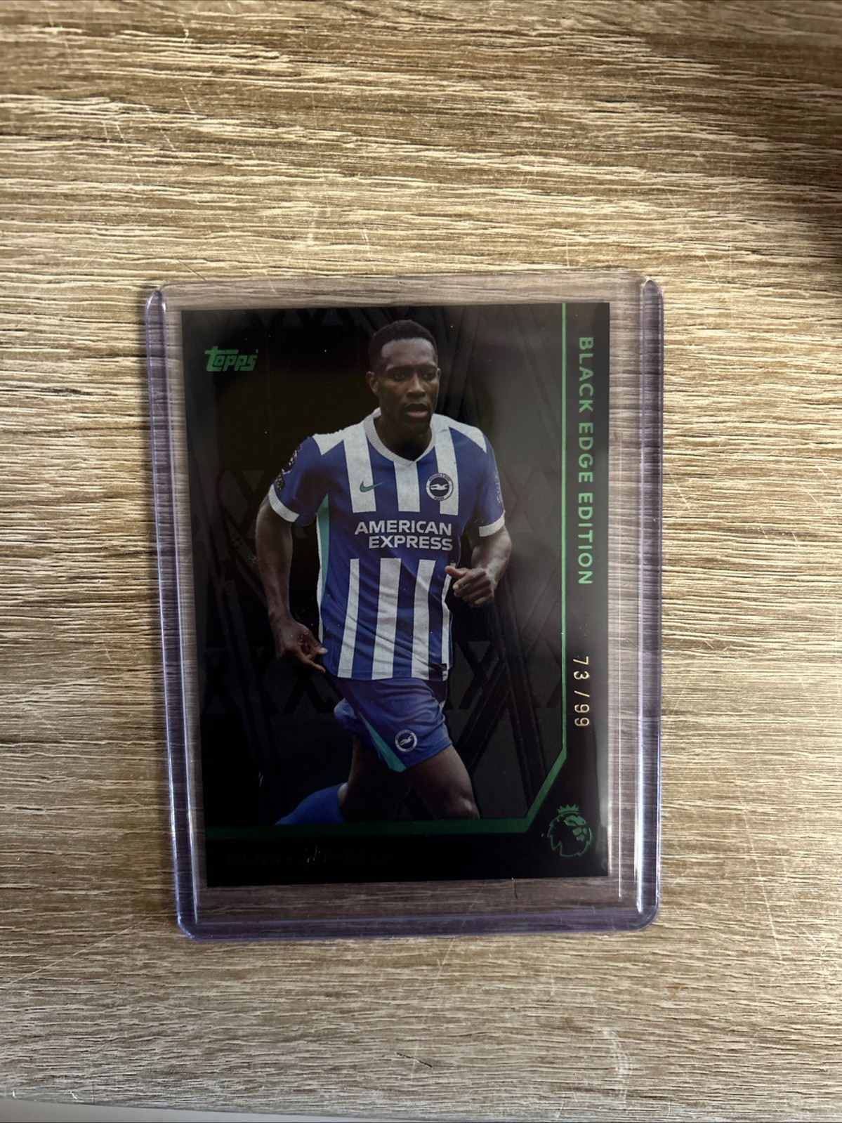 Topps Premier League 2025/2026 Danny Welbeck Black Edge /99 Brighton for sale on Ebay