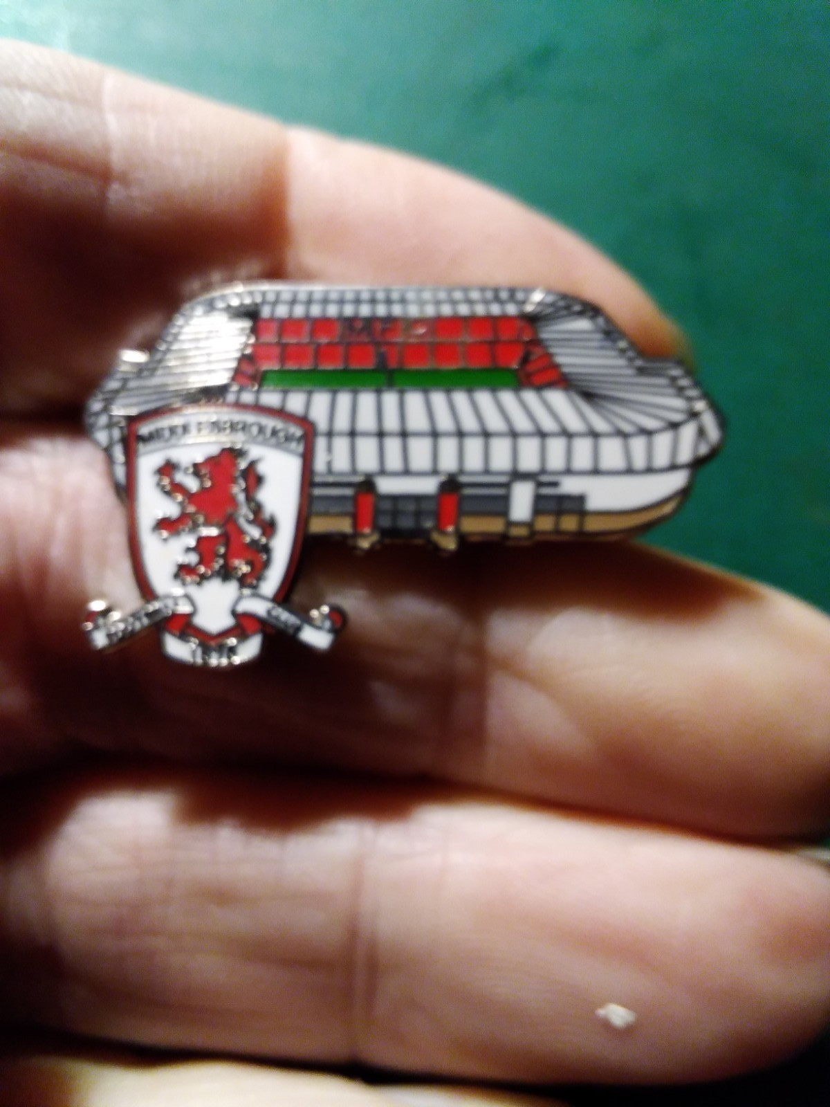 FOOTBALL STADIUM PIN BADGE    MIDDLESBROUGH  AYRESOME PARK for sale on Ebay