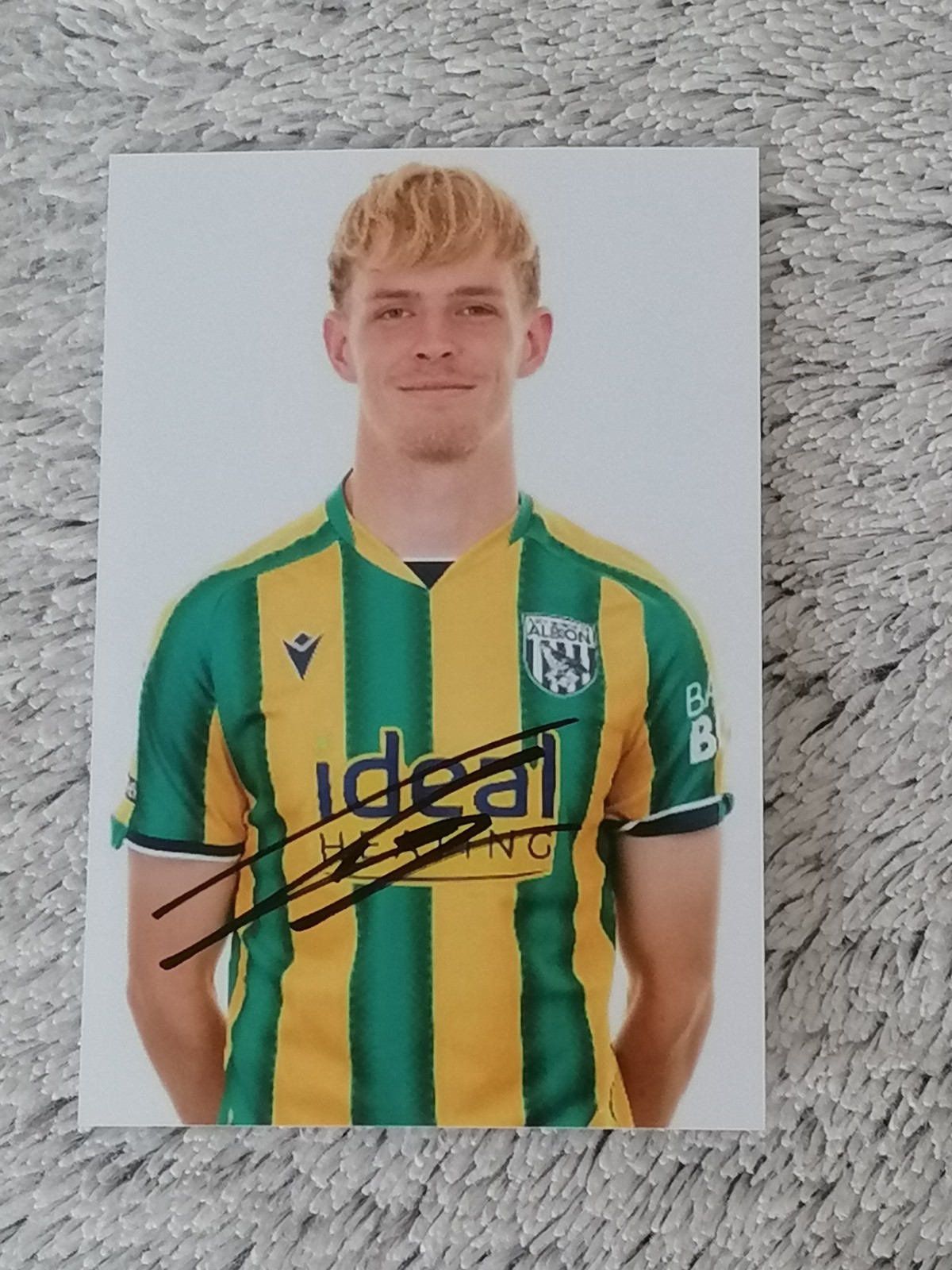 WBA. WEST BROM. WEST BROMWICH ALBION. HAND SIGNED PHOTO 6X4. TOBY COLLYER.  for sale on Ebay