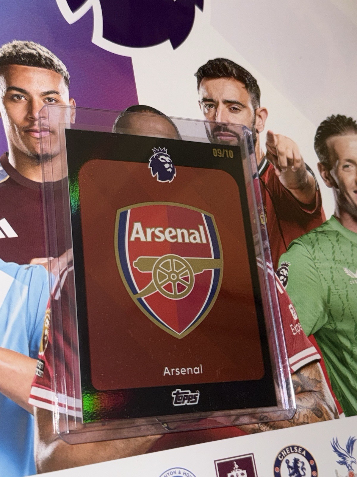 Topps Premier League 2025/2026 Arsenal Badge /10 Black Parralel 🔥 for sale on Ebay