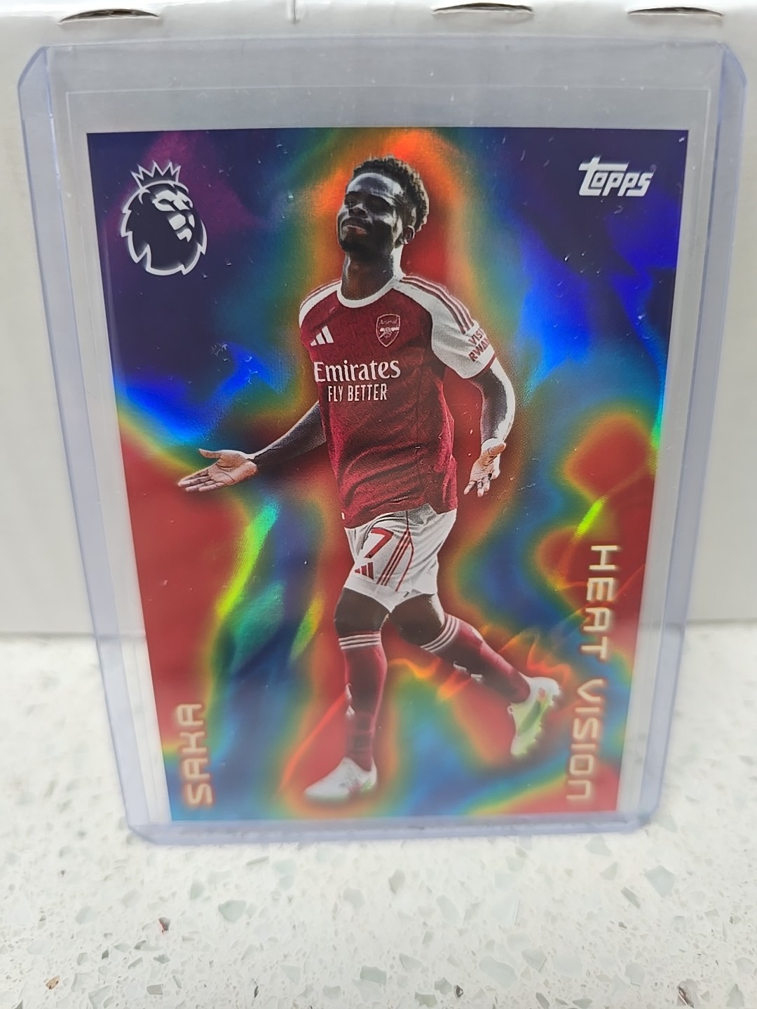Bukayo Saka-Arsenal ( Case Hit ) Heat Vision Topps Prem League 25/26 HV1 - RARE for sale on Ebay