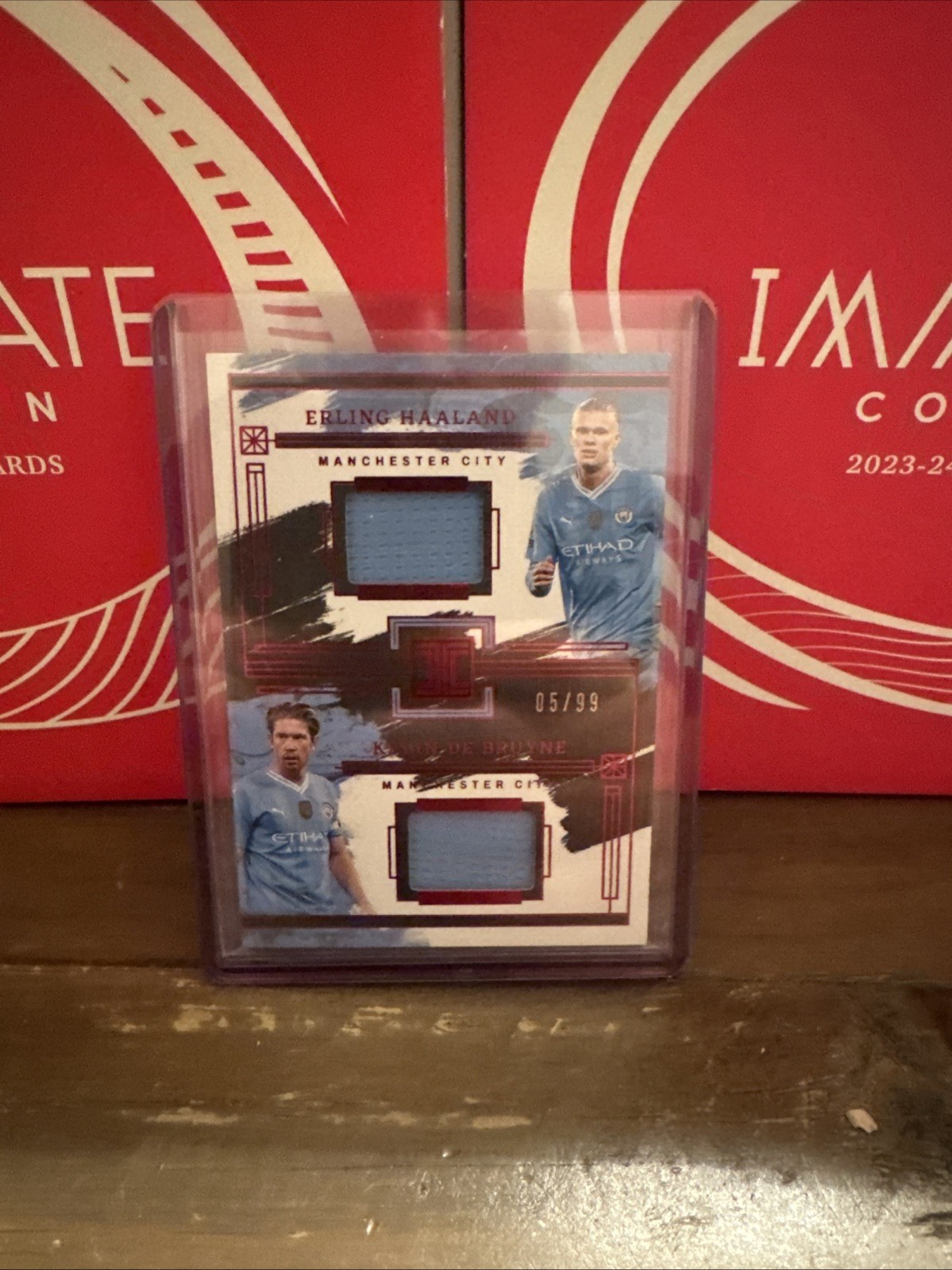 Panini Impeccable 23/24 Manchester City Haaland And De Bruyne Dual Patch 5/99🔥 for sale on Ebay