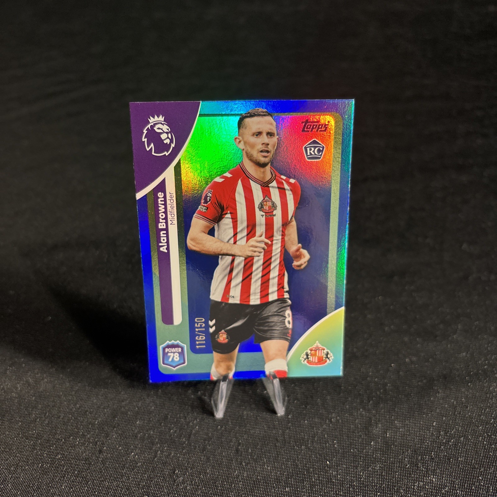 Topps Premier League 2026 Numbered /150 Alan Browne Sunderland Corner Mark for sale on Ebay