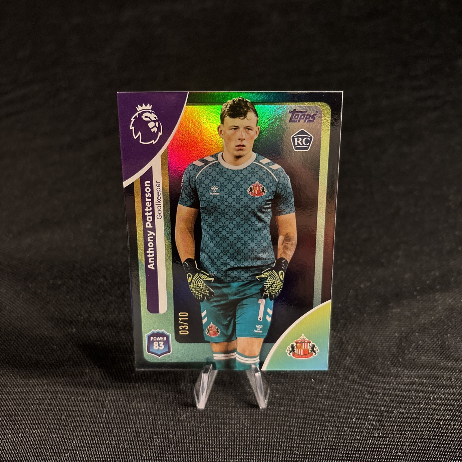 Topps Premier League 2026 - Anthony Patterson Black /10 RC Sunderland for sale on Ebay