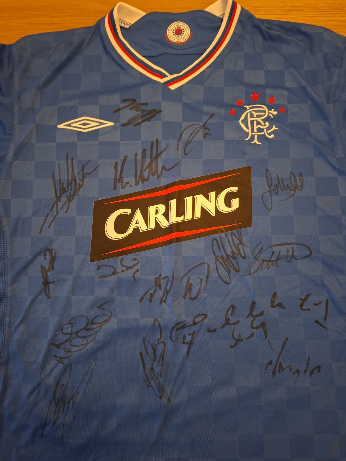 Glasgow Rangers signed football shirt circa 2003-2010 for sale on Ebay