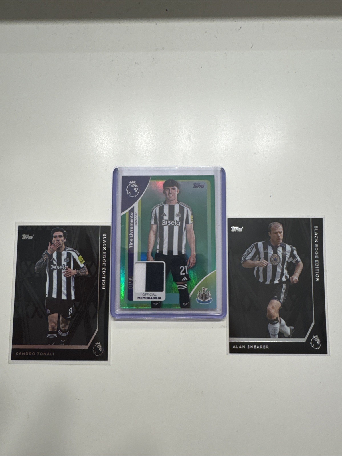 Topps Premier League 25/26 Livramento 1/99 Patch Newcastle Bundle RARE BOOKEND for sale on Ebay