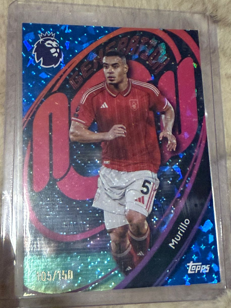 Topps 2026 Premier League Football 1/150 Generation Now Murillo Notts Forest for sale on Ebay