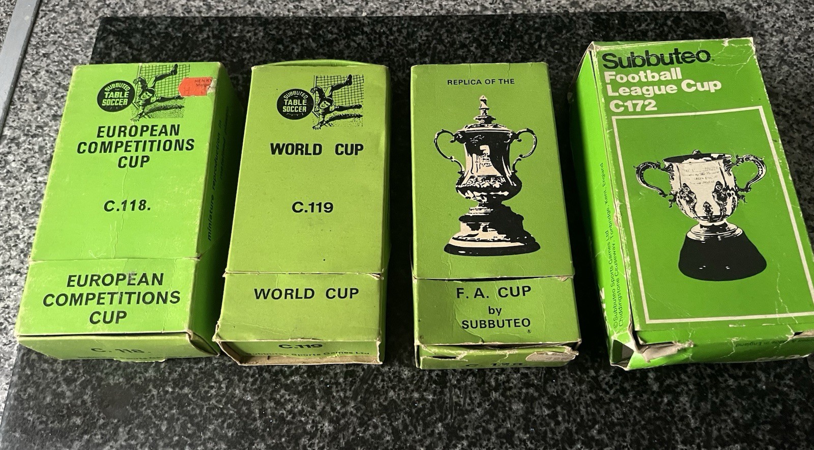 Subbuteo Vintage Cups Job Lot for sale on Ebay