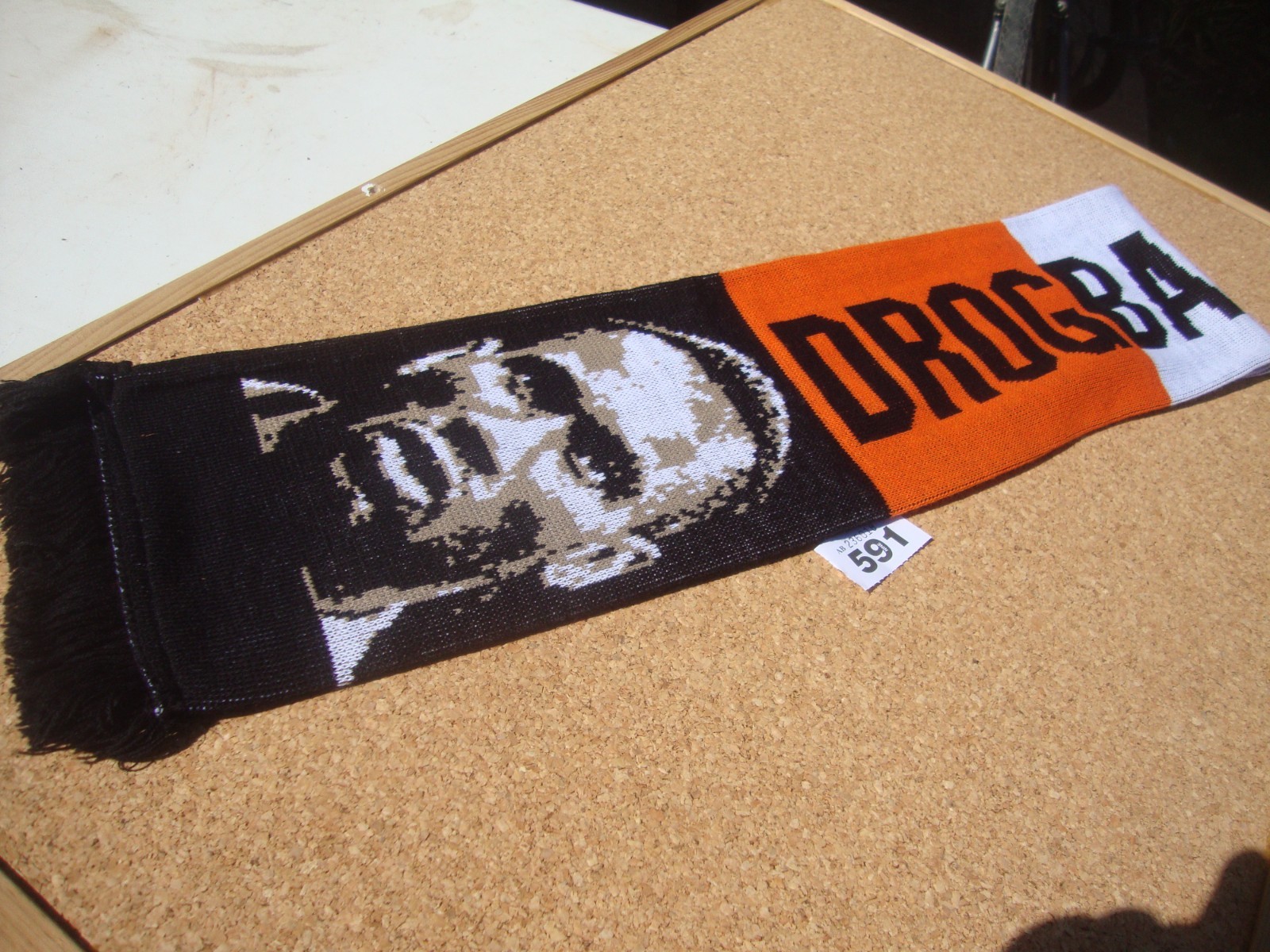 (590) CHELSEA FOOTBALL CLUB     DROGBA - LEGEND  SCARF for sale on Ebay