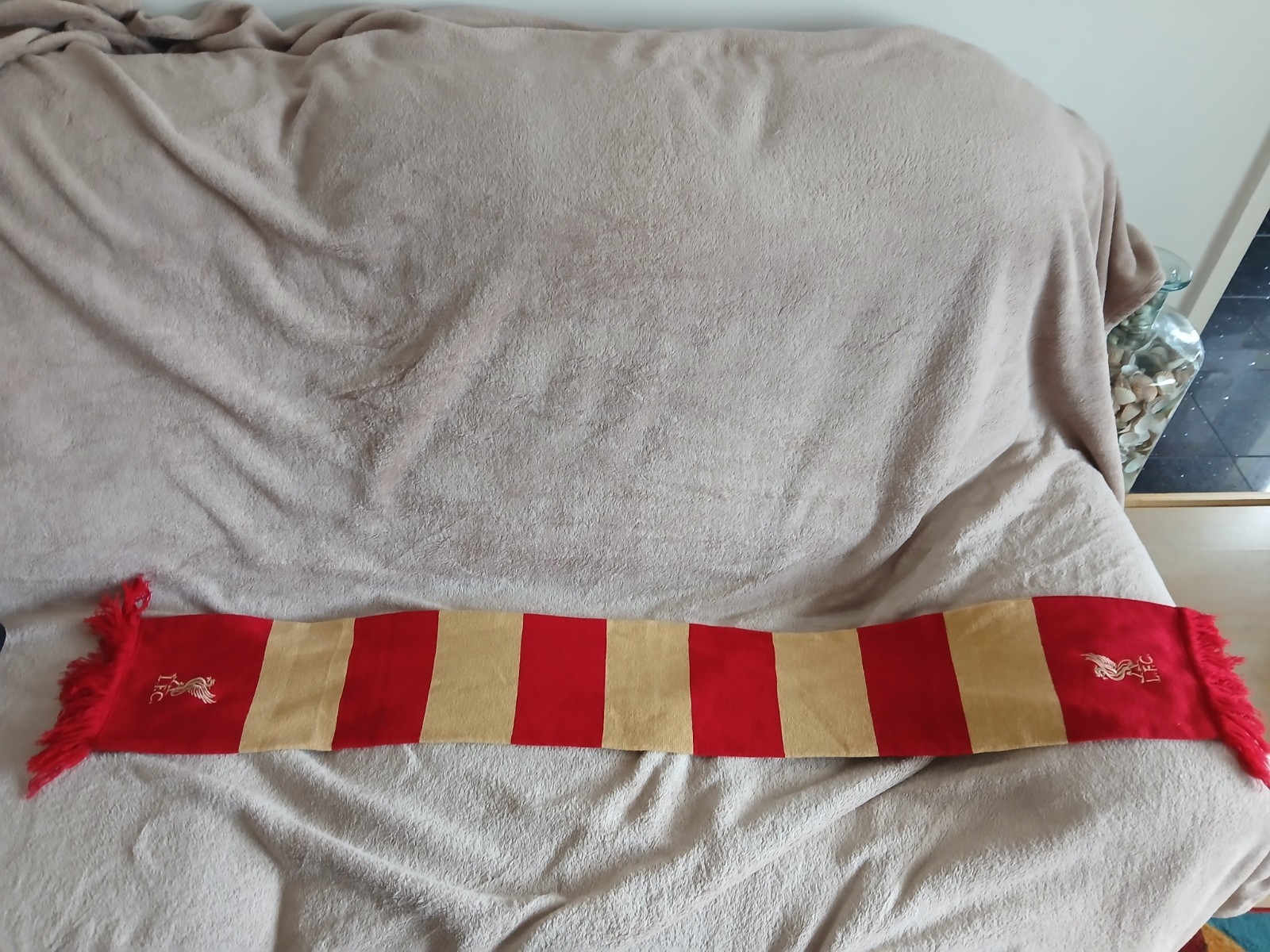 Liverpool football scarf for sale on Ebay