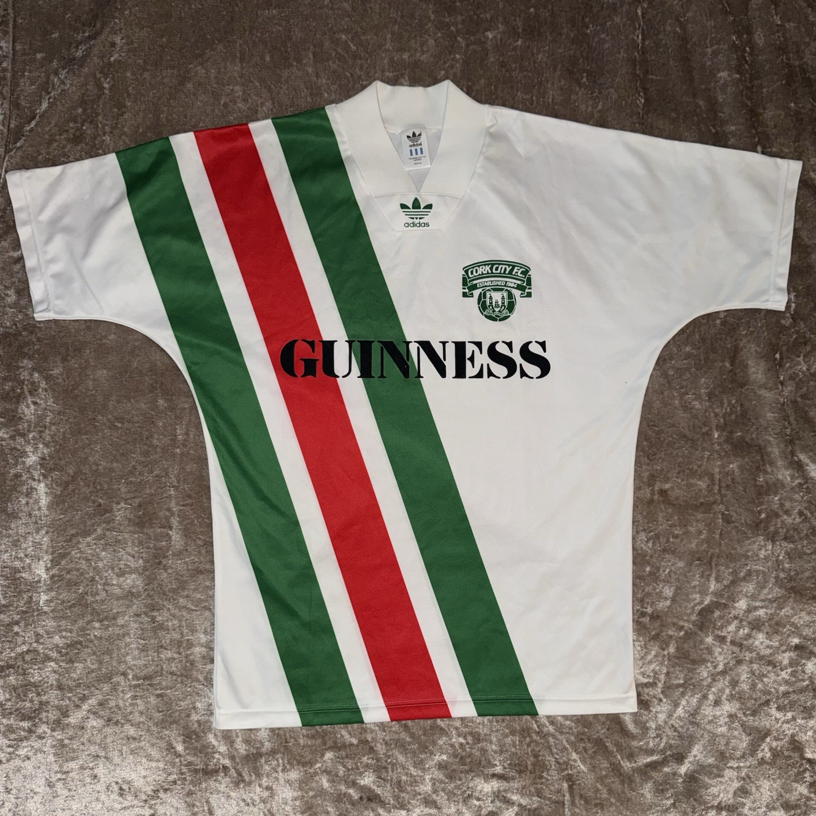 Original Cork City 1991-1992 Football Shirt Jersey Adidas Guinness Vtg Medium M for sale on Ebay