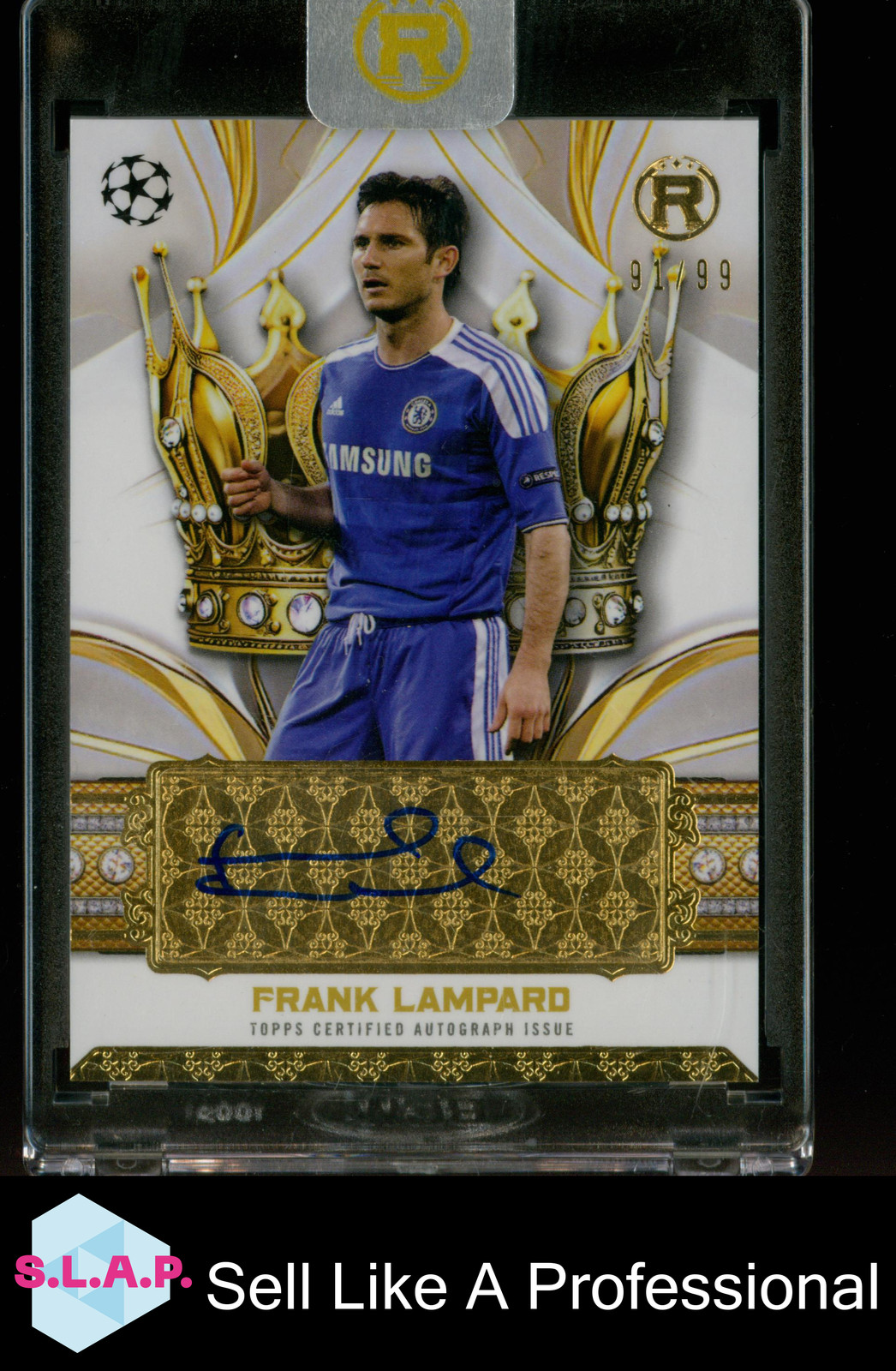 FRANK LAMPARD TOPPS 91/99 CLA-FL 2025 REVERENCE UCL CHELSEA FC ENG AUTOGRAPH for sale on Ebay