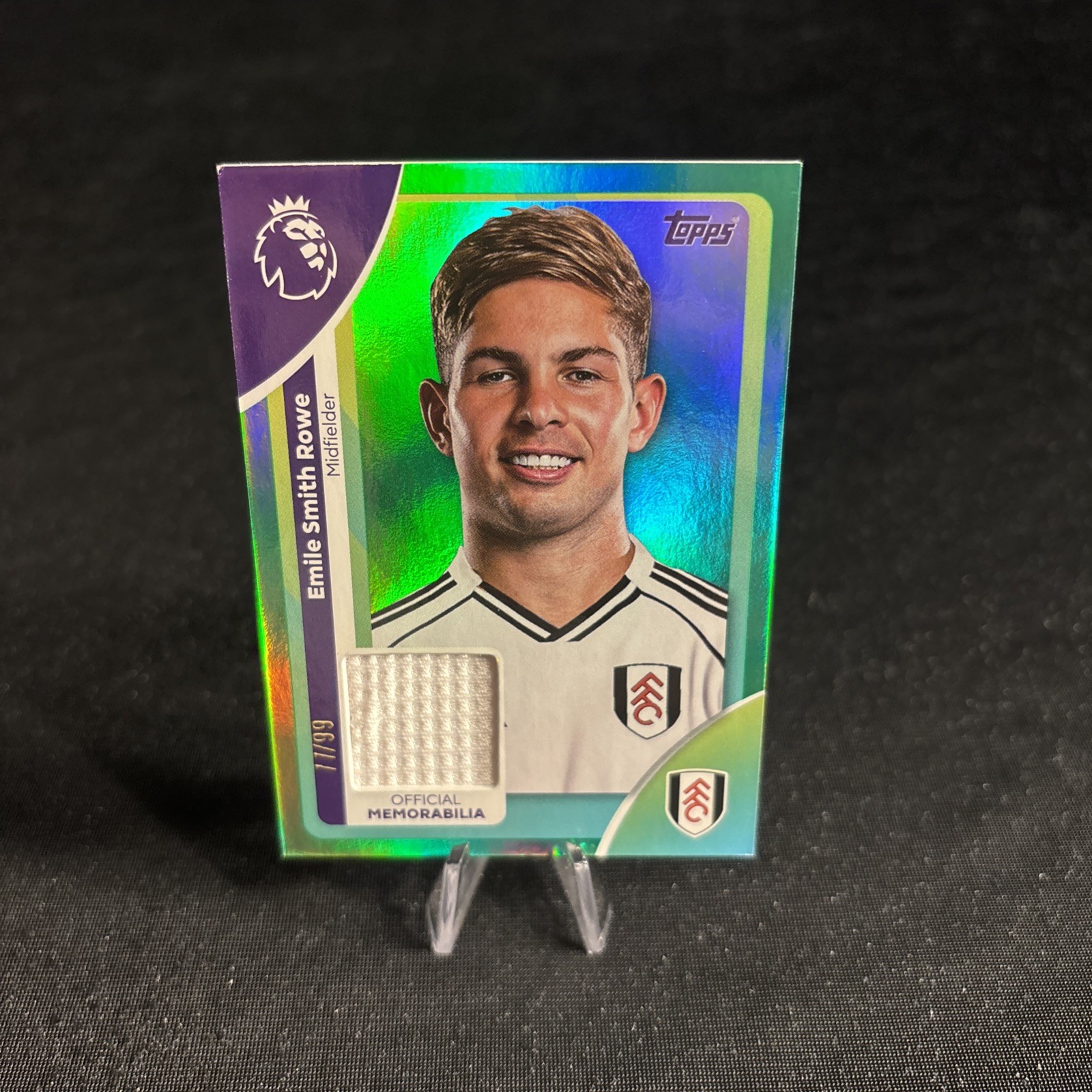 Topps Premier League 2025/2026 Emile Smith Rowe Relic Numbered /99 Fulham for sale on Ebay