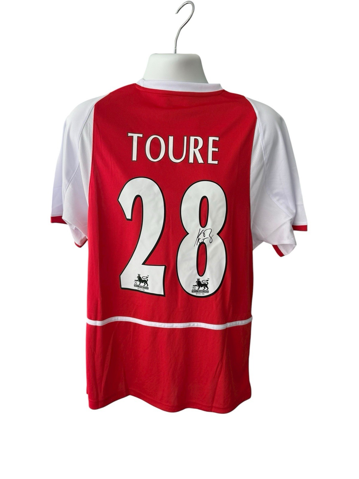 Kolo Toure hand signed Arsenal shirt - Man City - Liverpool - COA - Photo proof for sale on Ebay