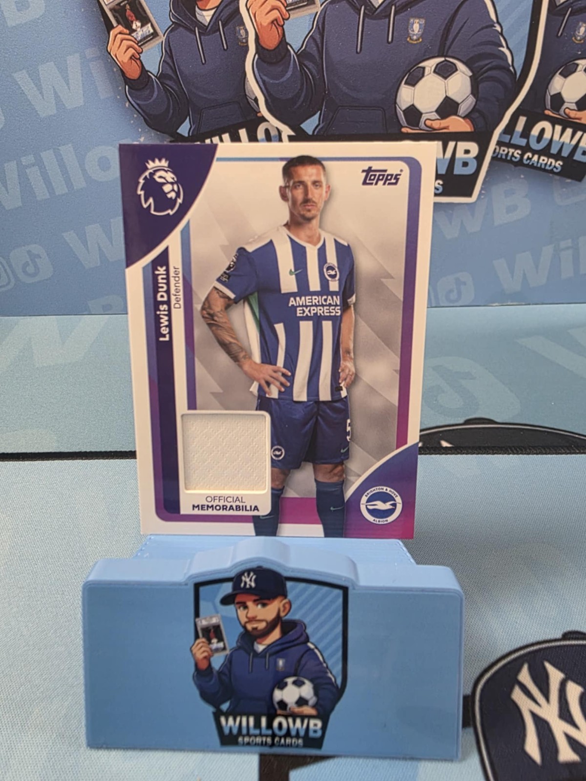 Topps Premier League 2026 Brighton Lewis Dunk Player Worn Patch for sale on Ebay