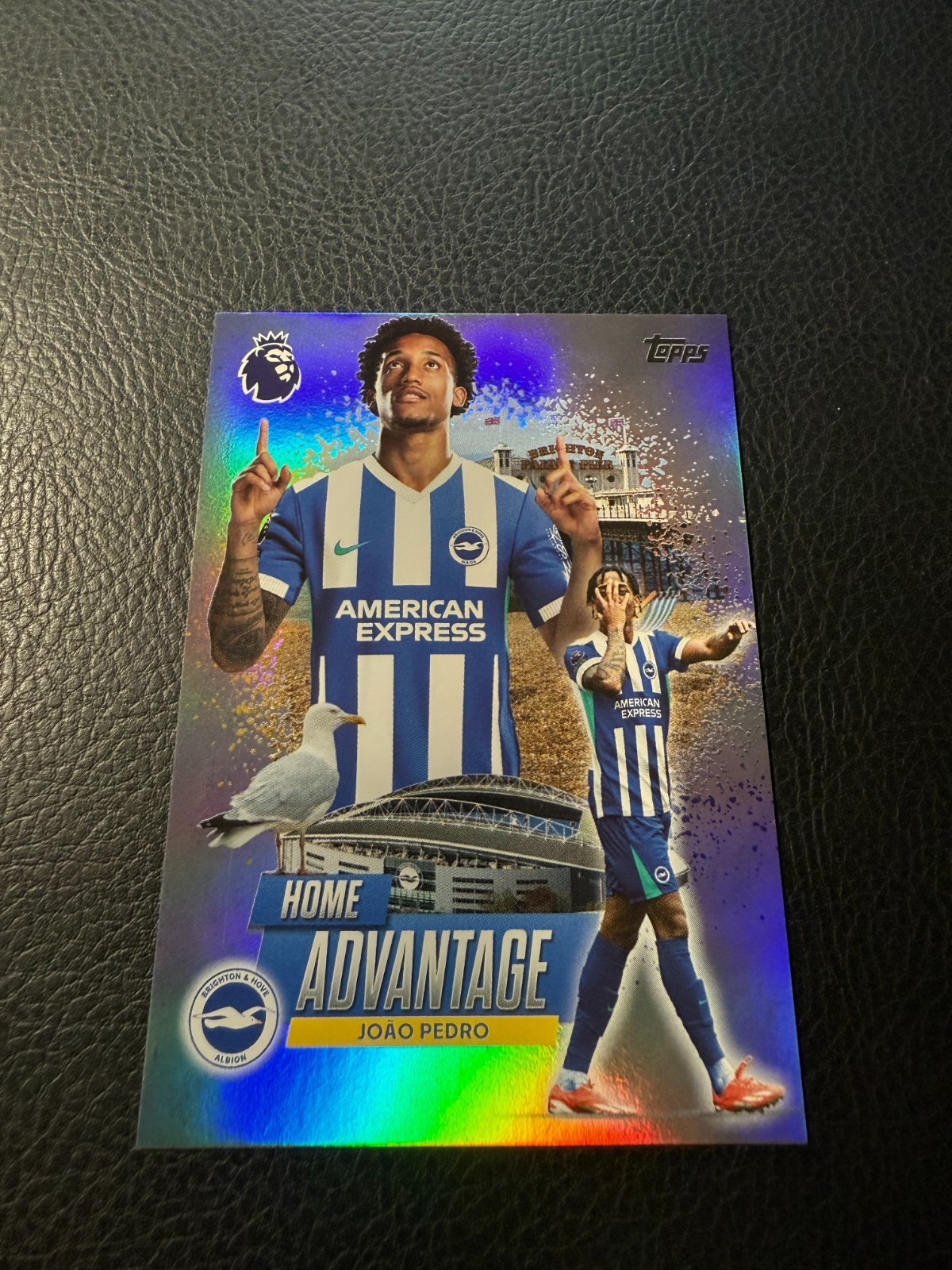Topps Premier League EPL 25/26 — Joao Pedro Brighton & Hove Home Advantage. for sale on Ebay