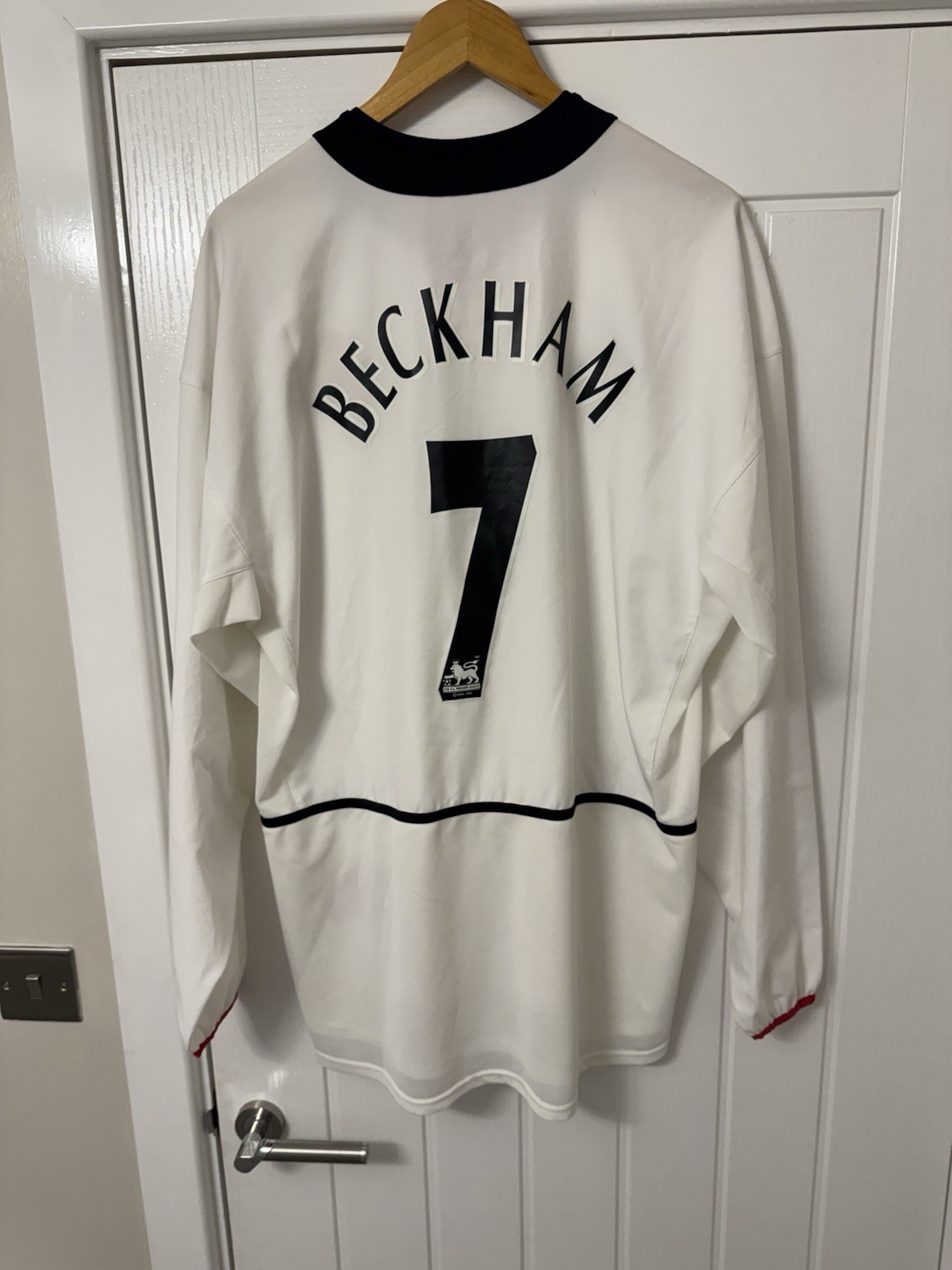Manchester United 2002 Away Long Sleeve Beckham 7 rare XL for sale on Ebay