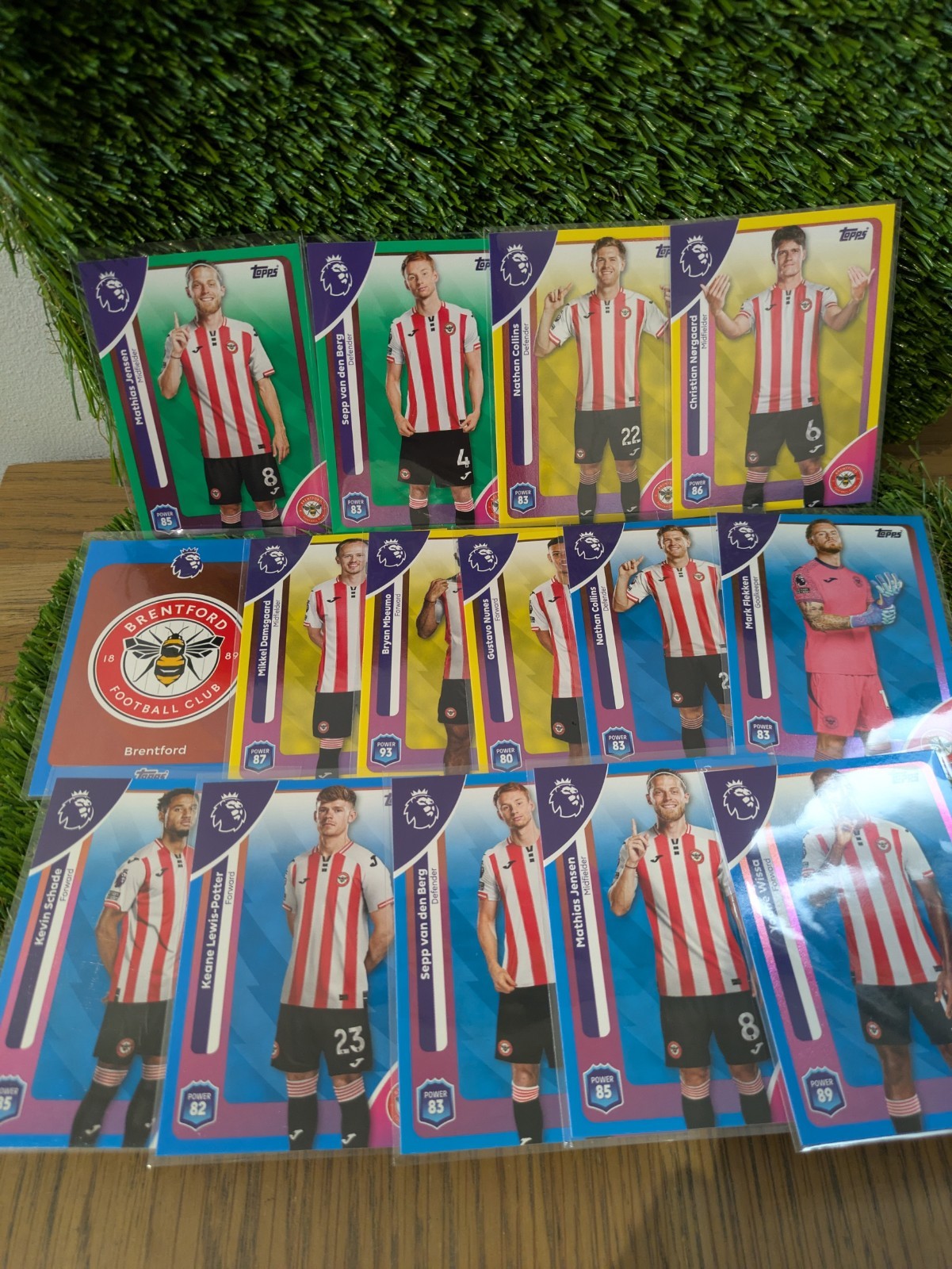 Brentford 2025-26 Topps PL Card Bundle - SPs, Inserts, Base for sale on Ebay