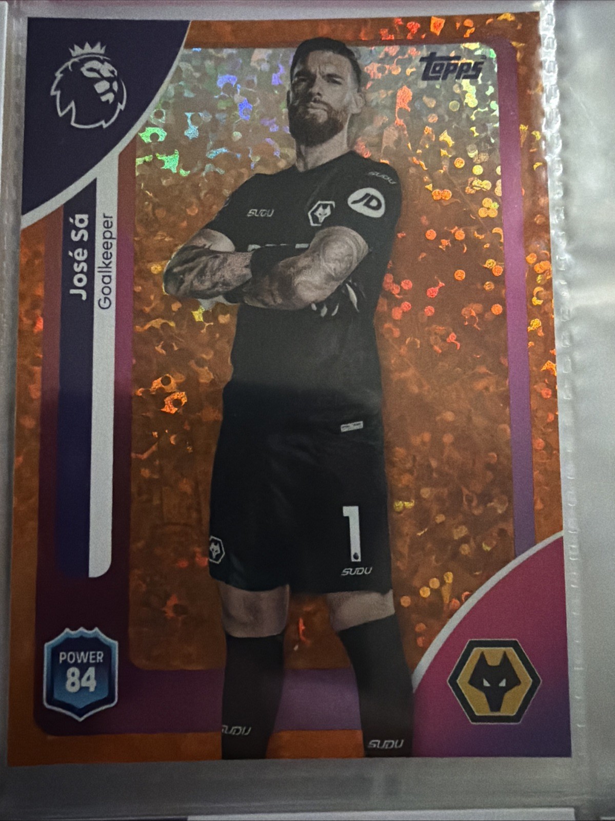 Jose Sa 12/25 Topps 2026 Premier League Wolves Football Card for sale on Ebay
