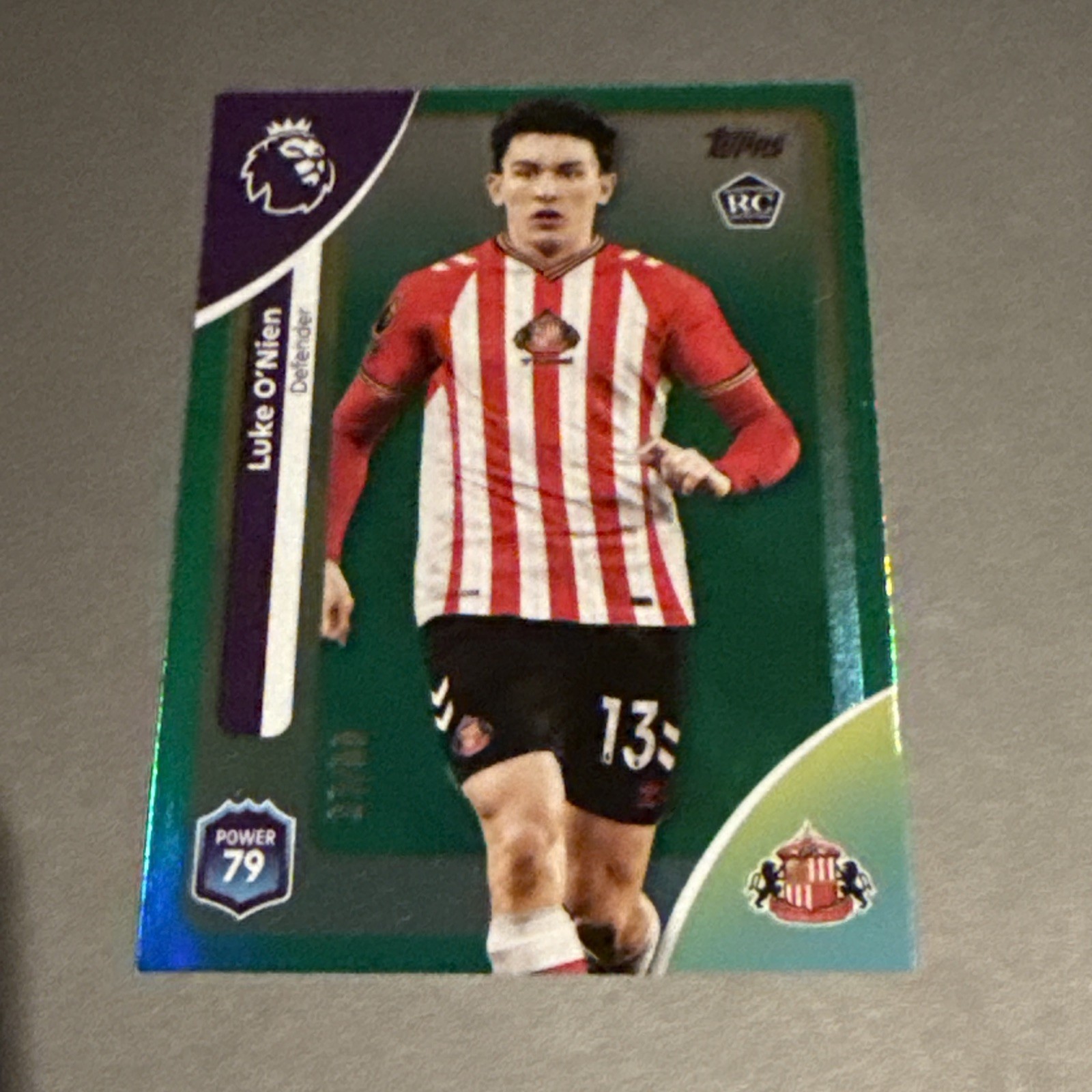 Topps Premier League 2025-26 Rookie Luke O’Nien 27/99 Sunderland for sale on Ebay