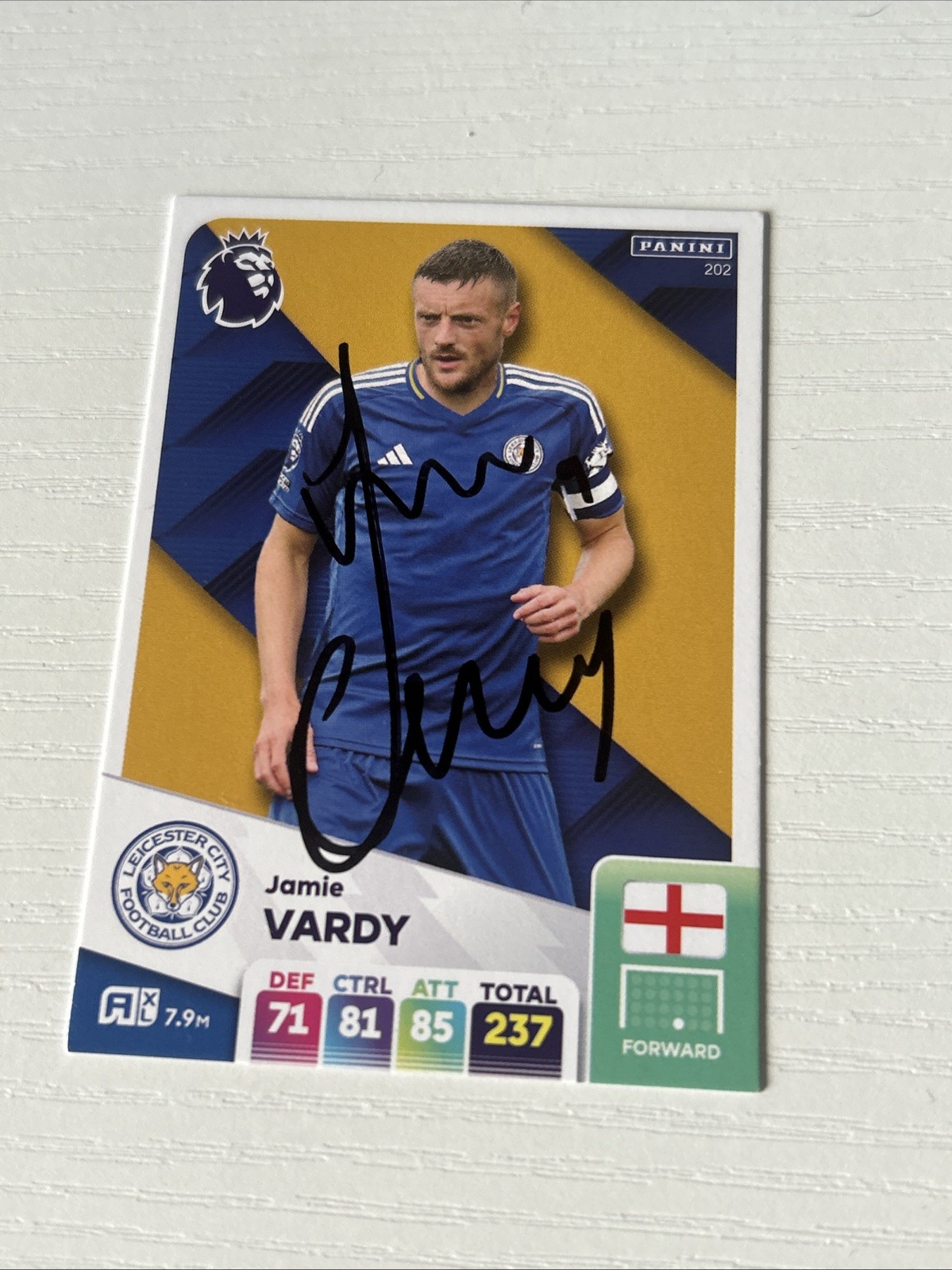 Jamie Vardy (Leicester City) 2024-25 Panini XL Adrenalyn Card Rare ! for sale on Ebay