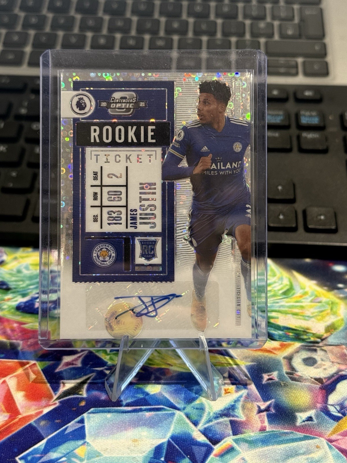 James Justin Leicester City 20/21 Contenders Optic Rookie Ticket Auto /149 for sale on Ebay