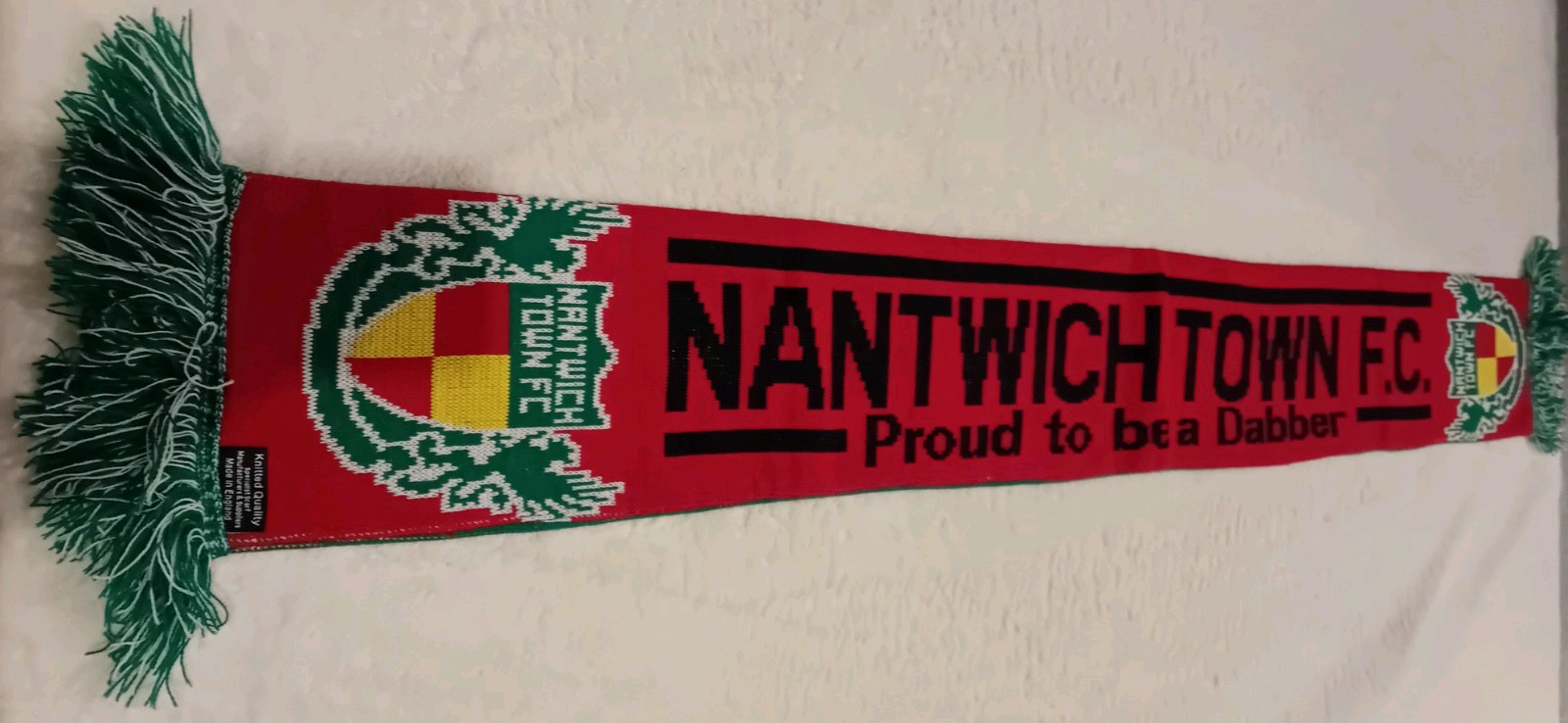 Nantwich Town Non League Scarf for sale on Ebay