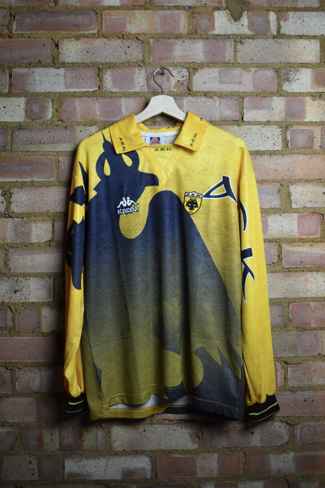 1997/98 AEK Athens home shirt - M for sale on Ebay