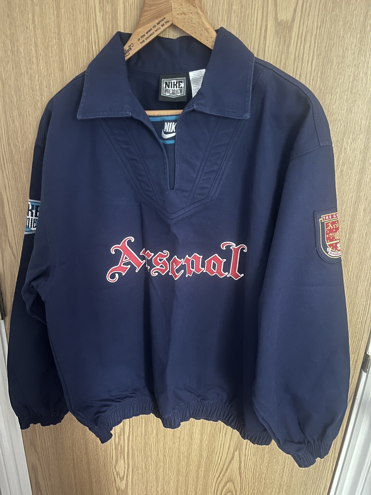 Arsenal 1995 Drill Top Size L (NEVER BEEN WORN) for sale on Ebay