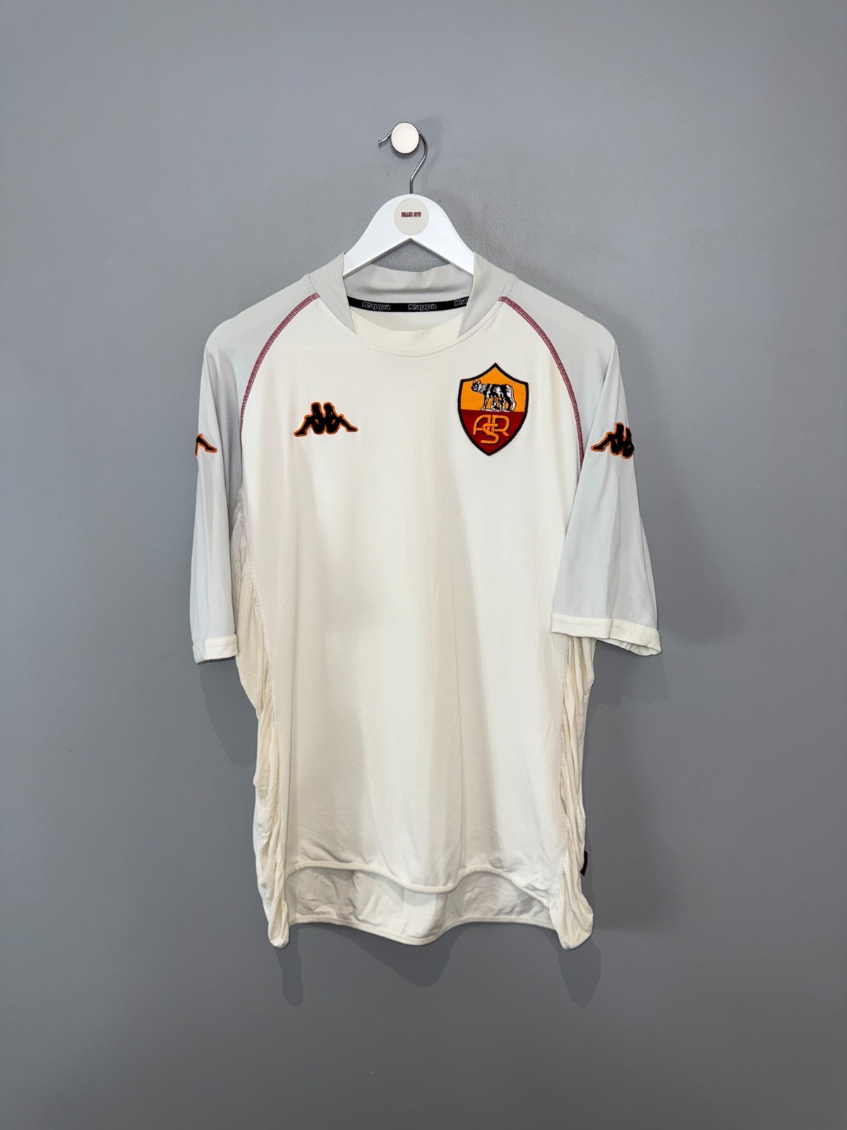 ROMA 2002/03 AWAY SHIRT (size XXL)  KAPPA ORIGINAL VINTAGE FOOTBALL SHIRT for sale on Ebay