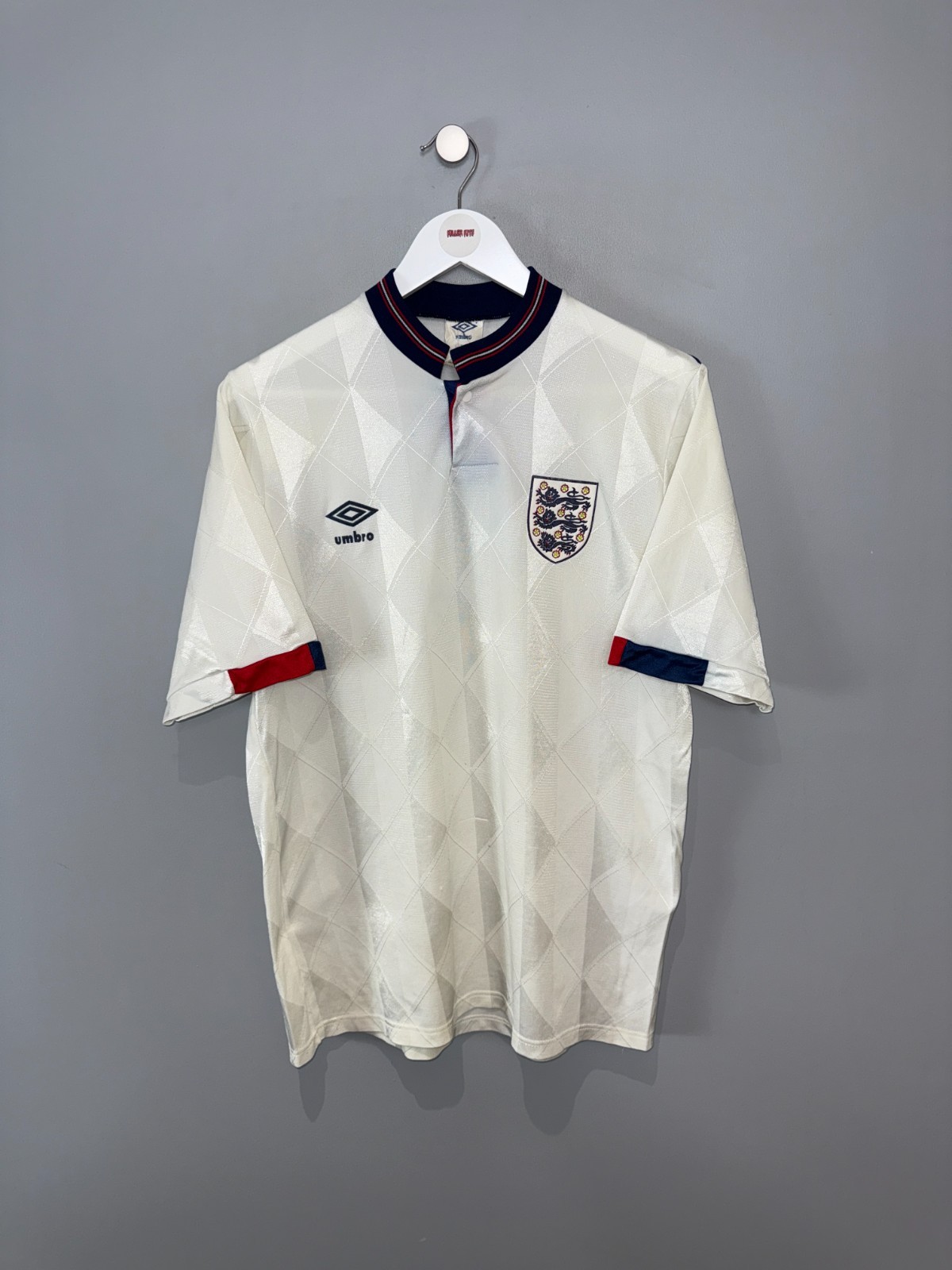 ENGLAND 1987/90 HOME SHIRT (size M)  UMBRO ORIGINAL VINTAGE FOOTBALL SHIRT for sale on Ebay