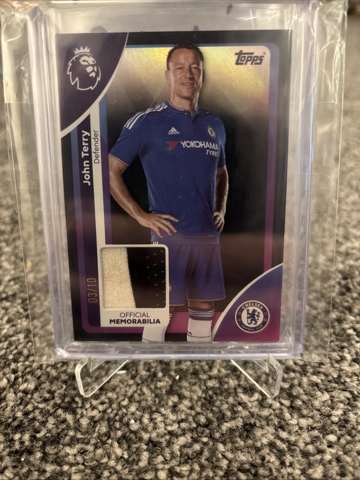 Topps Premier League 25/26 John Terry Player Worn Relic 03/10 Chelsea FC for sale on Ebay