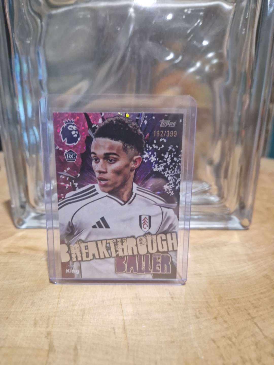 Topps Premier League 2026 Josh King Breakthrough Baller /399 Rookie RC Fulham for sale on Ebay
