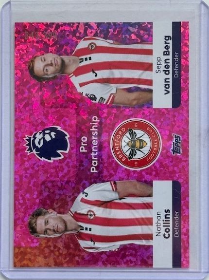 TOPPS Premier League 2026 Brentford Pro Partnership 343/399 Numbered Parallel for sale on Ebay