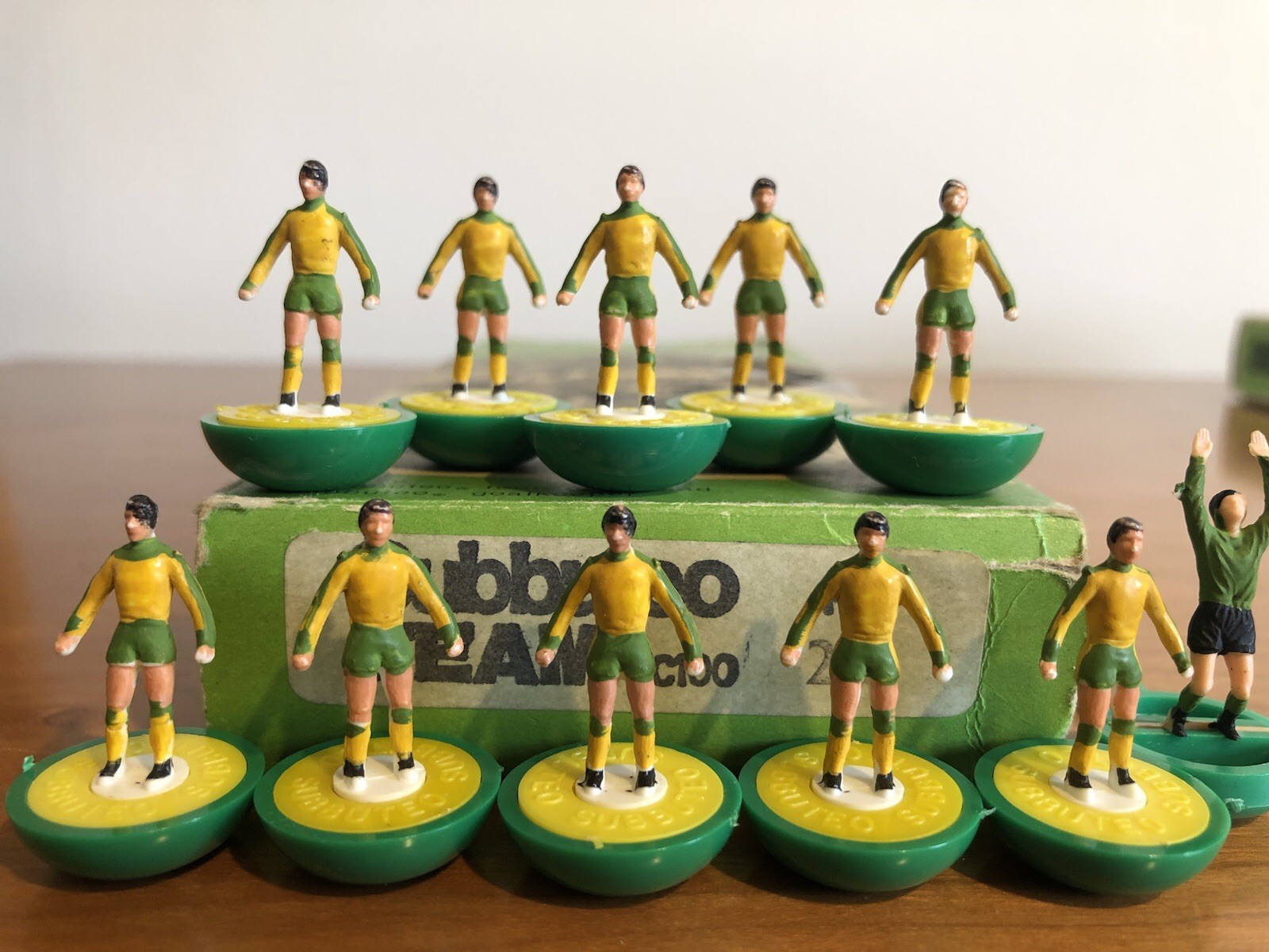Vintage Subbuteo Teams Norwich City  Zombie Ref 28 for sale on Ebay