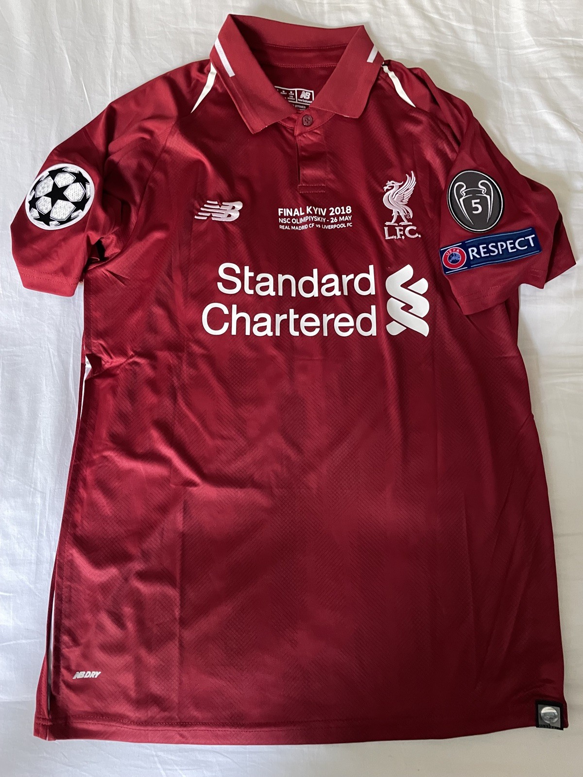 Mo Salah Hand Signed Liverpool Shirt Beckett BAS for sale on Ebay