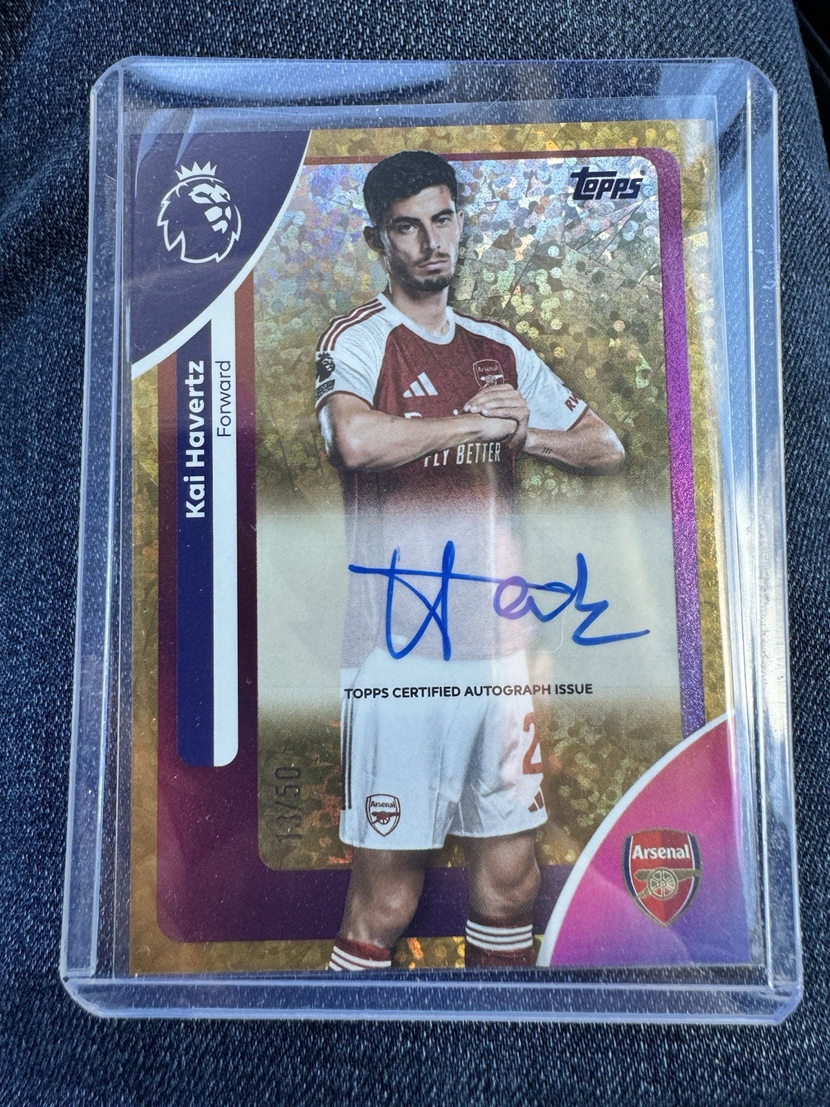 Kai Havertz Auto /50 Topps 2026 arsenal for sale on Ebay