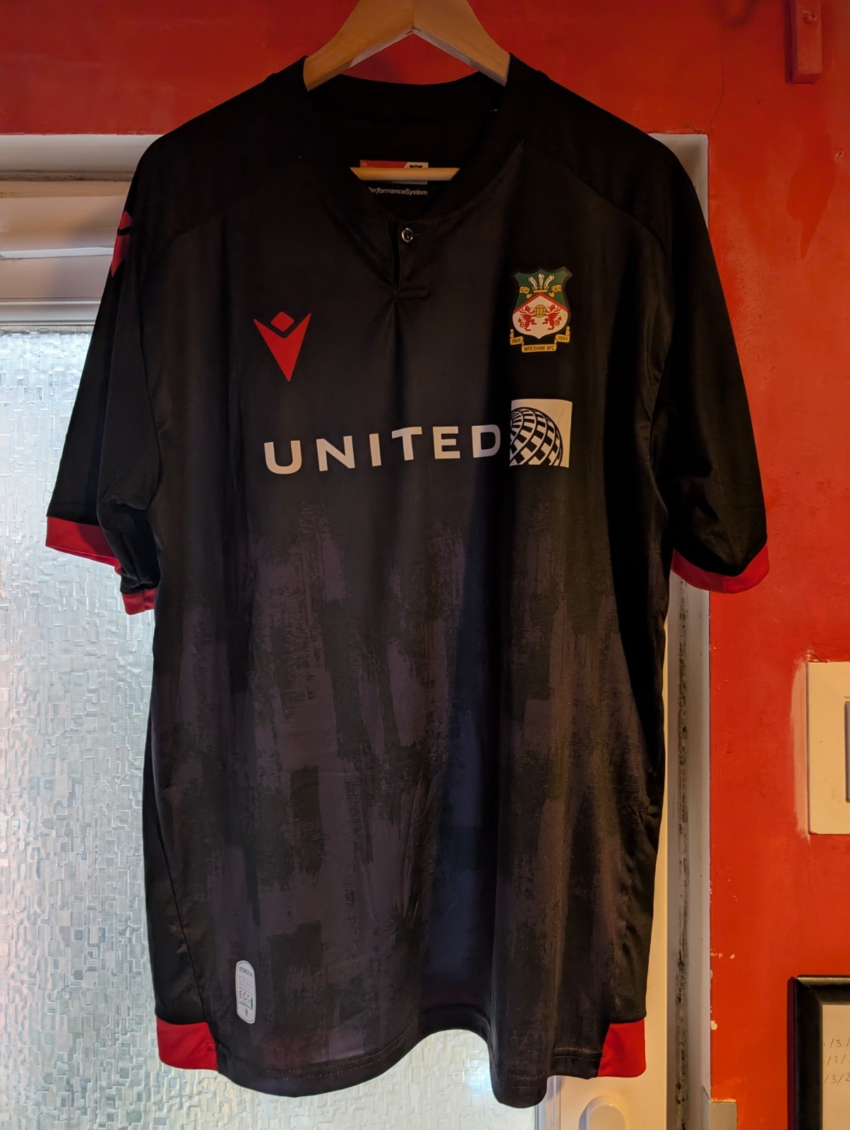 Wrexham 2023/24 Men's Away Shirt 2XL for sale on Ebay