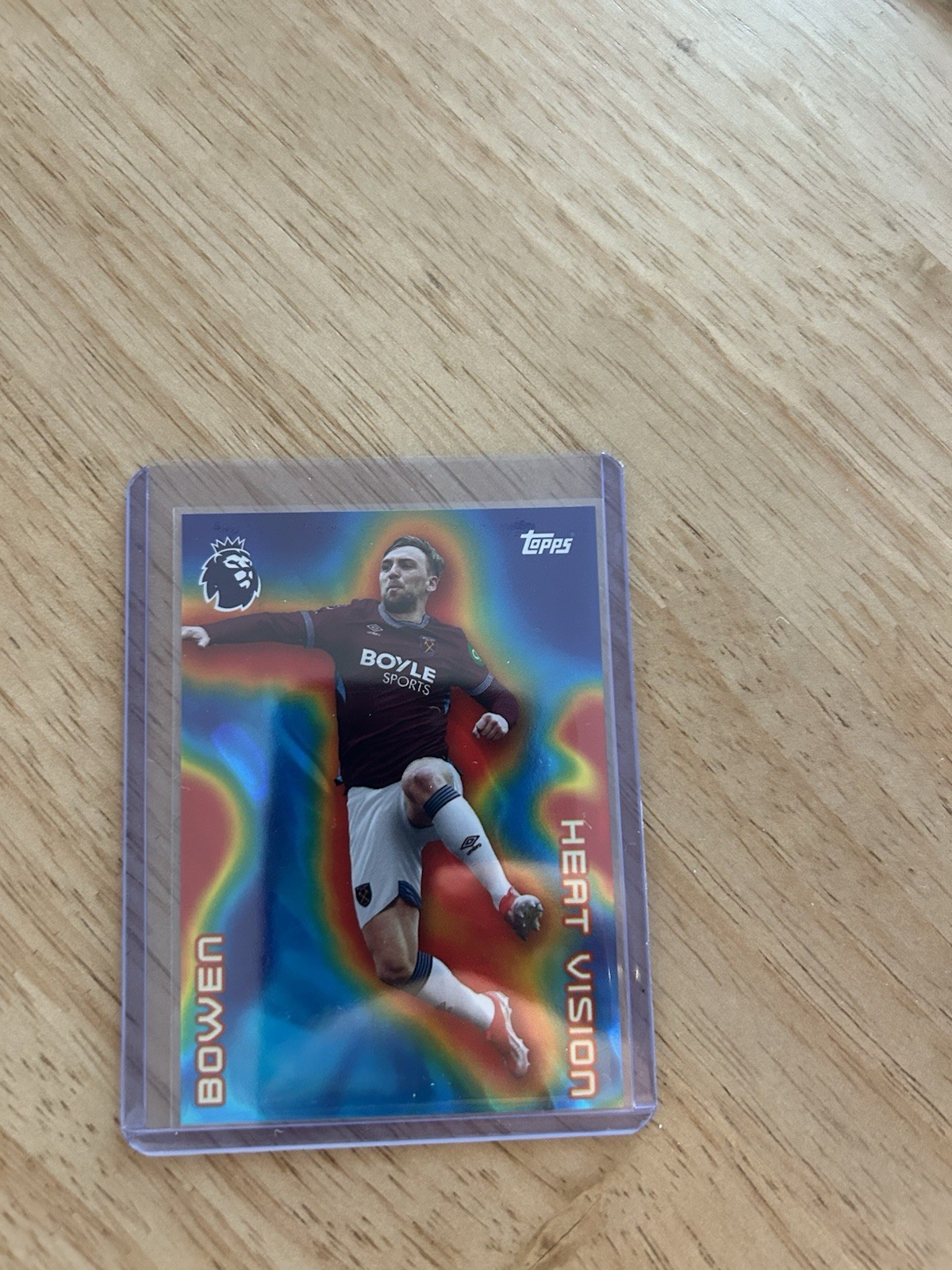 Jarrod Bowen - Heat Vision - Case Hit - 2026 Topps EPL - West Ham - SSP - Rare for sale on Ebay