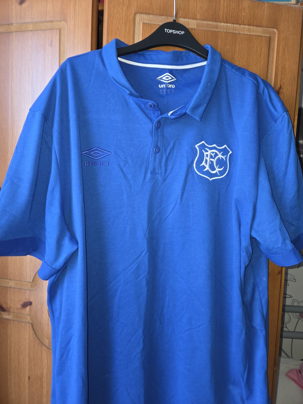 Rare Everton 125 years Goodison commemorative football shirt for sale on Ebay