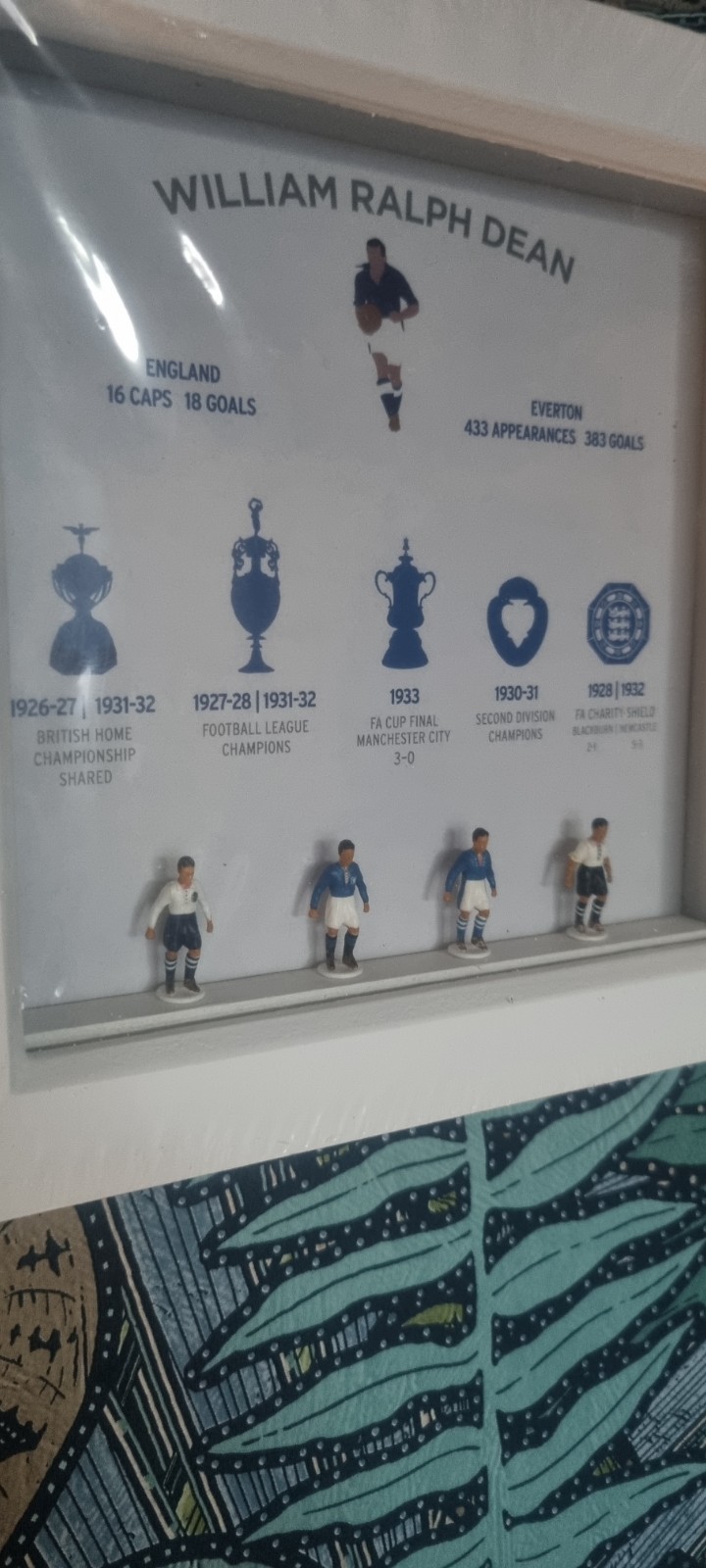Toffee Art Everton FC william Ralph Dean limited edition  for sale on Ebay