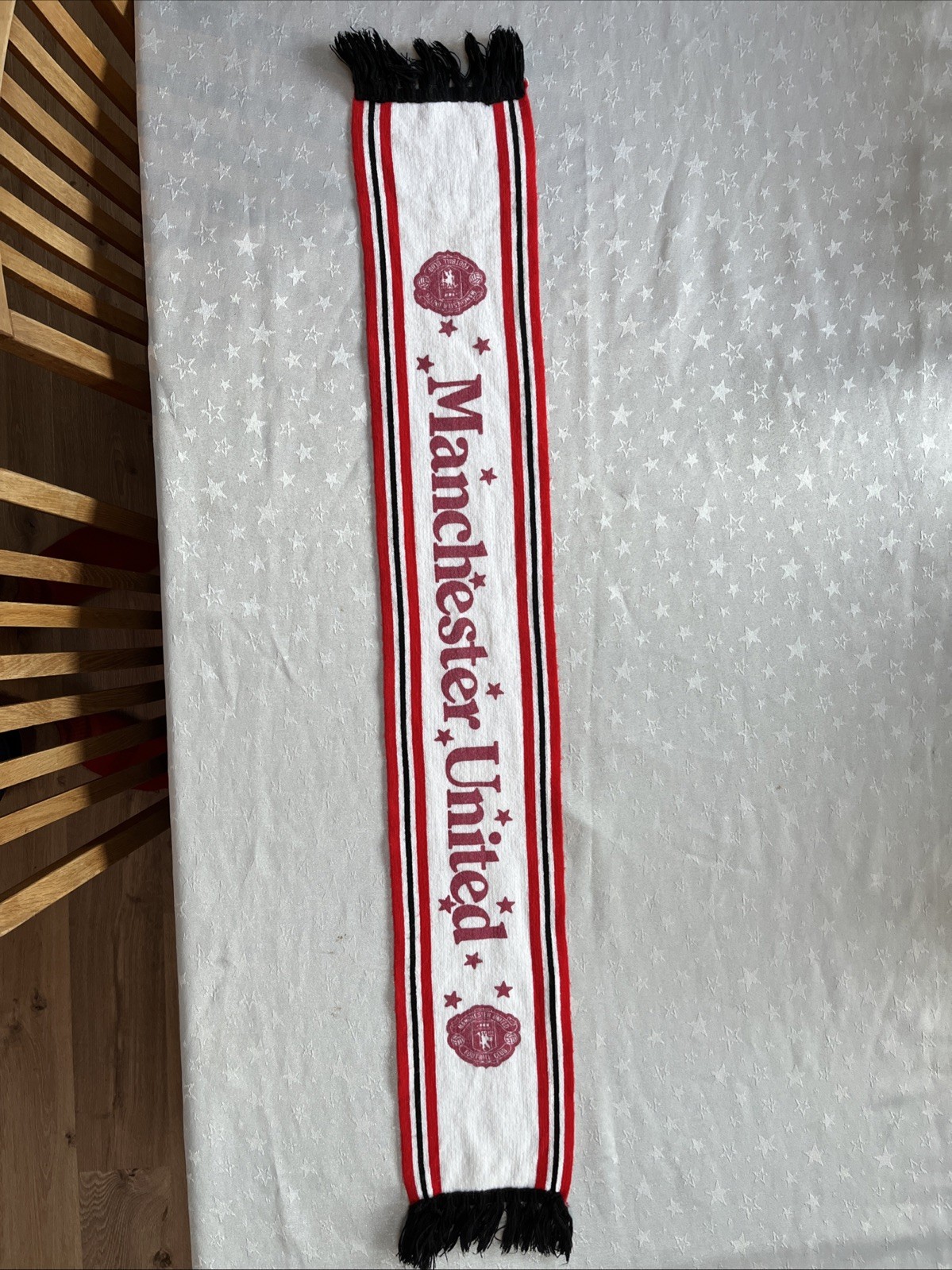 Manchester United Scarf. Original 1980’s Scarf. Good Condition for sale on Ebay