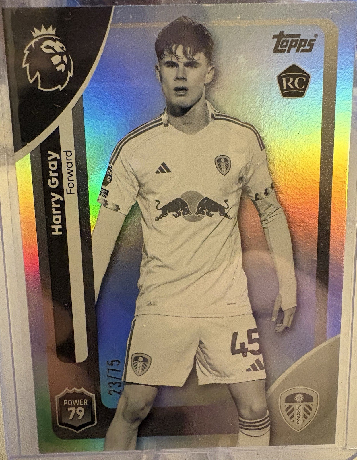 Topps Premier League 2025/2026 Leeds United Harry Gray RC /75  for sale on Ebay
