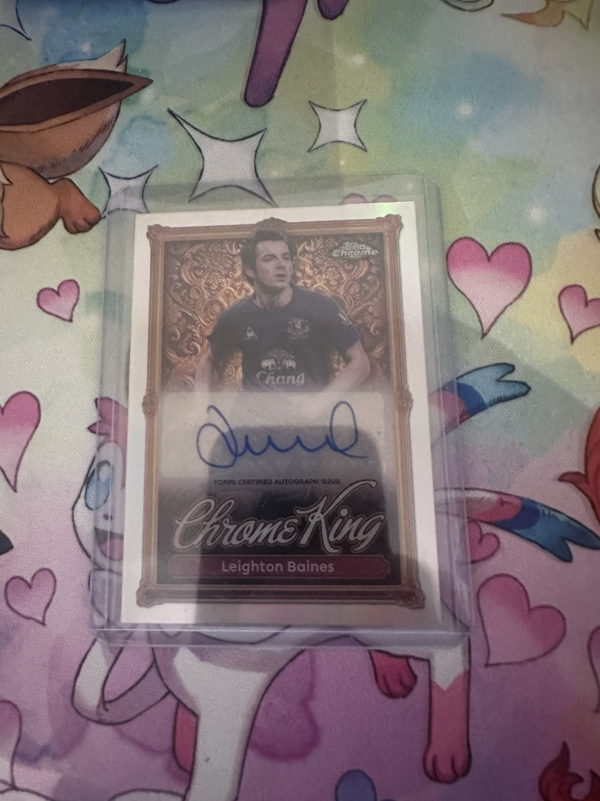 Topps Premier League 2026 - Leighton Baines Chrome King Auto - Everton for sale on Ebay