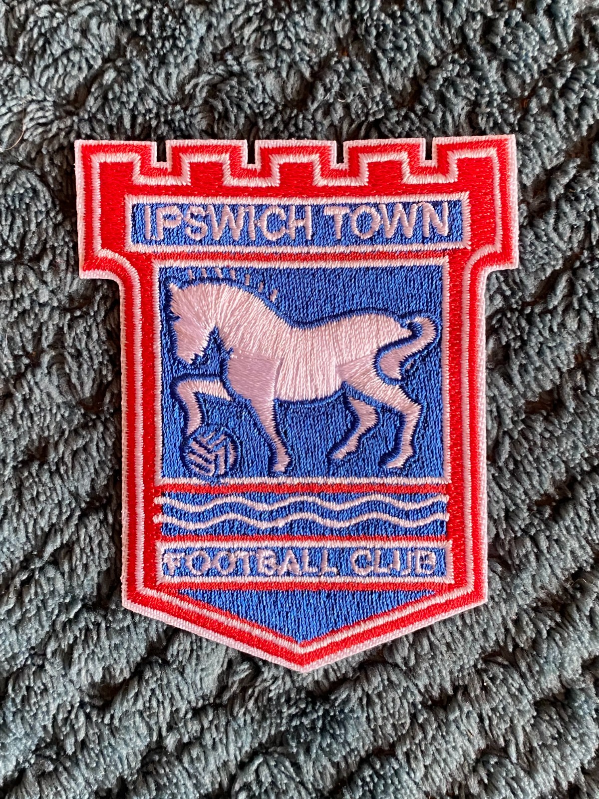 1980's Sew On Patch - Ipswich Town for sale on Ebay