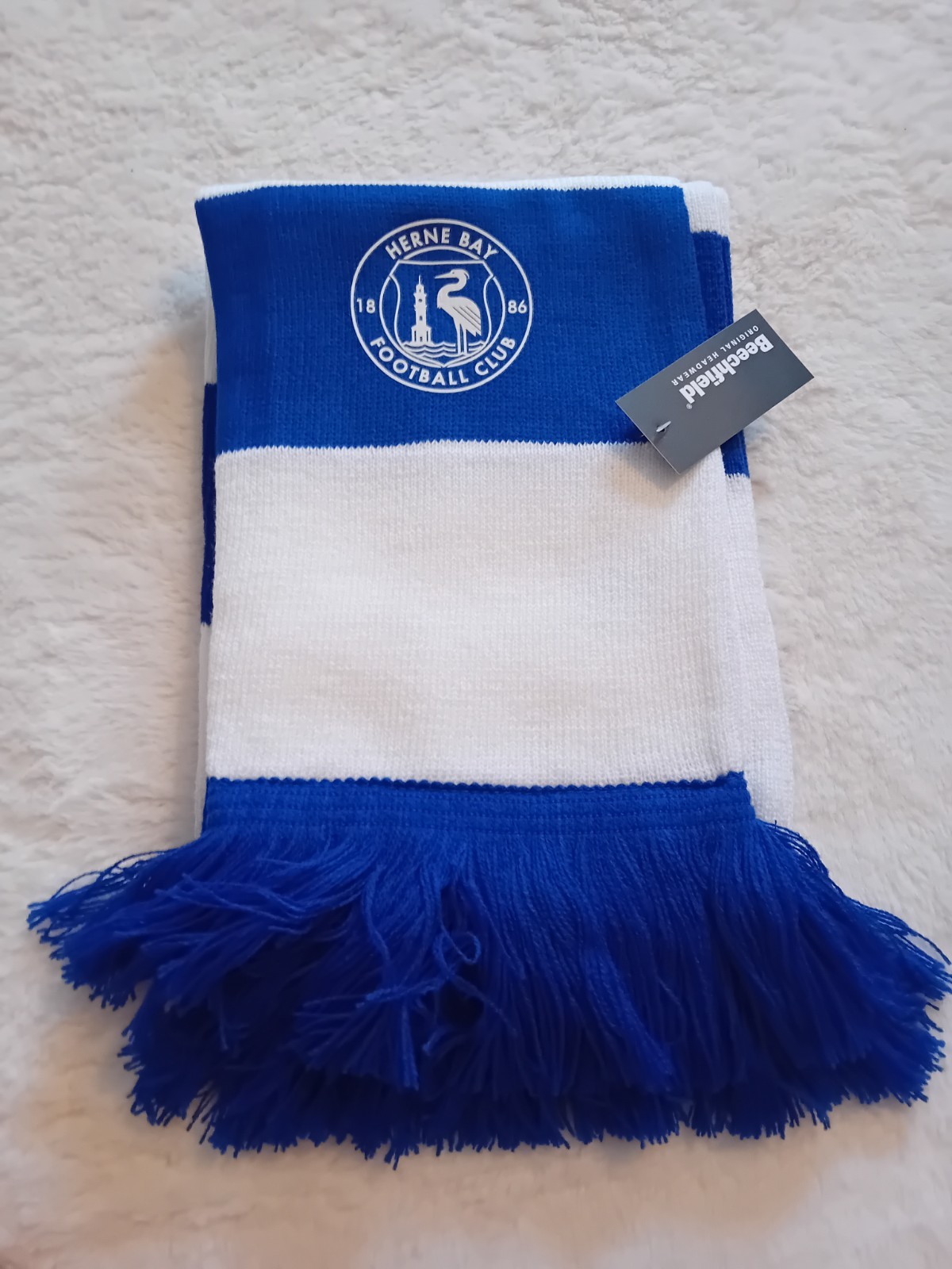 Herne Bay FC Non League Scarf for sale on Ebay