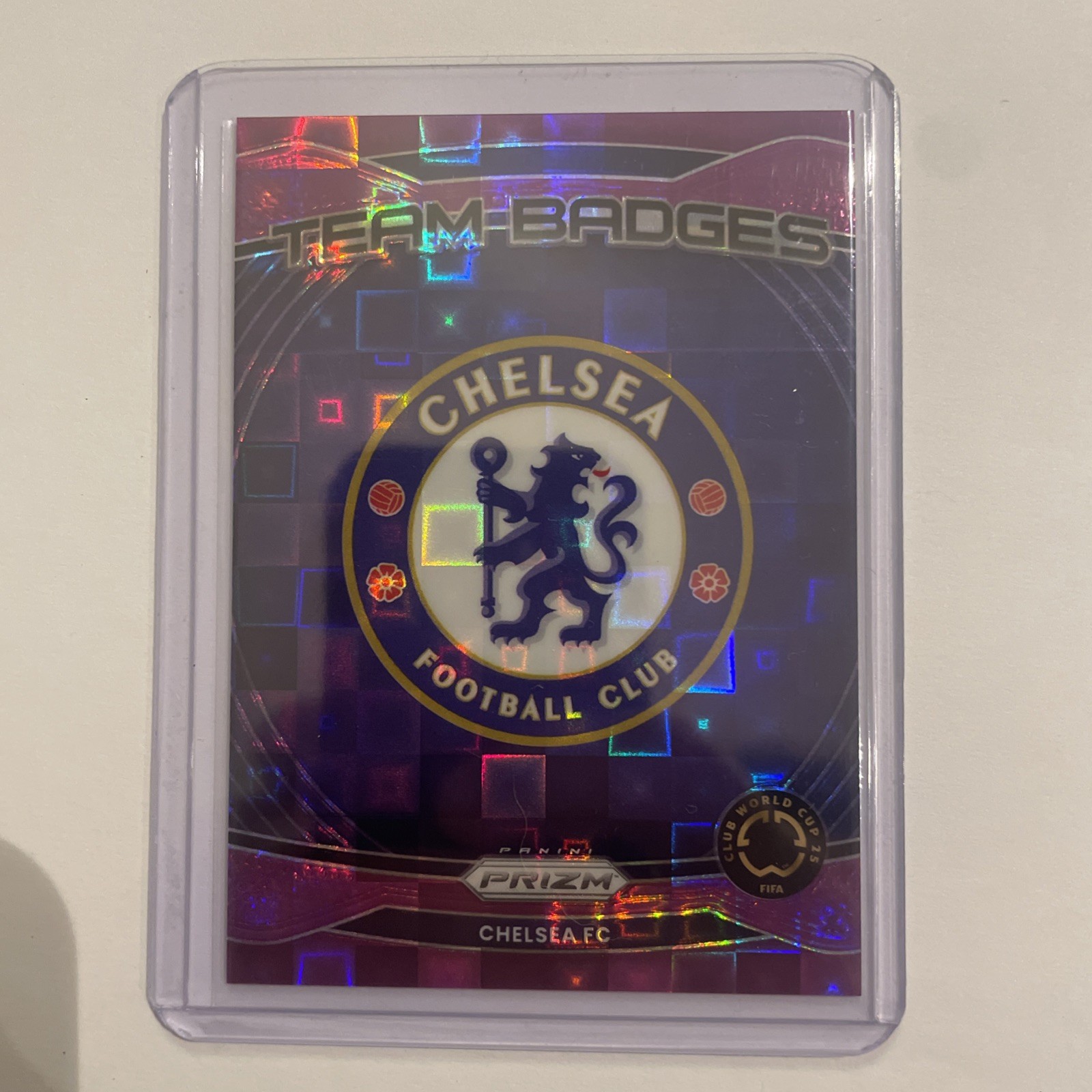 2025 Prizm FIFA Club World Cup Team Badges Chelsea FC /49 #6  for sale on Ebay