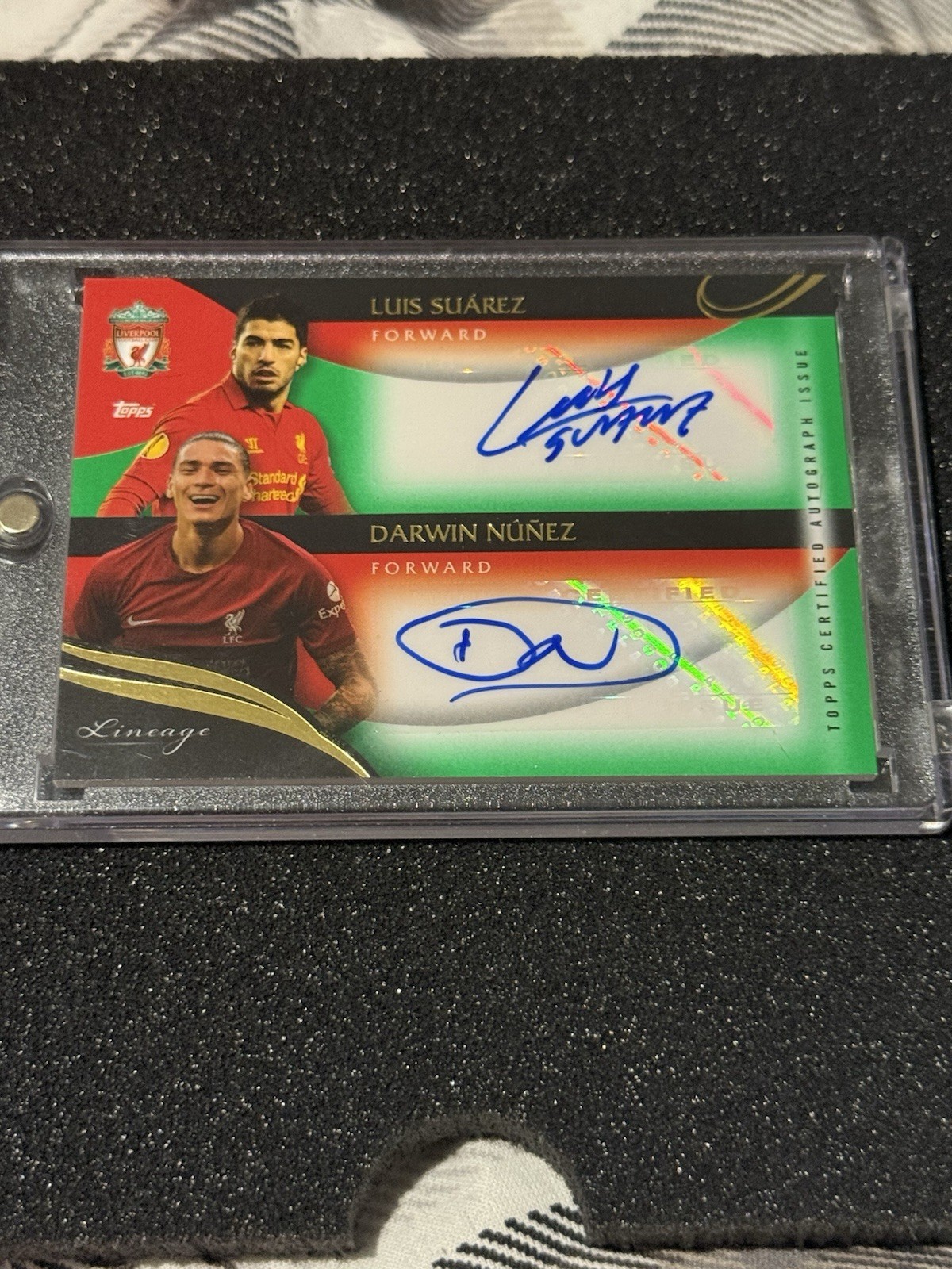 2023 Topps Liverpool Lineage Open box and Cards including dual Suarez/Nunez Auto for sale on Ebay