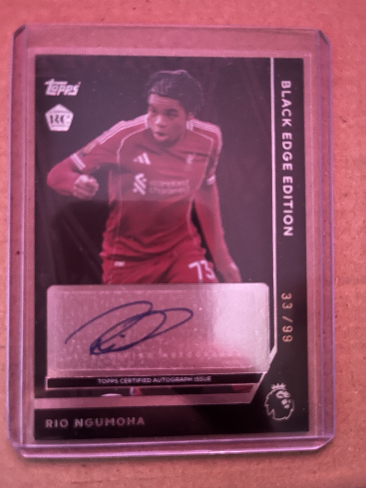 Topps Premier League 2025/2026 Rio Ngumoha Rookie Card, Liverpool for sale on Ebay